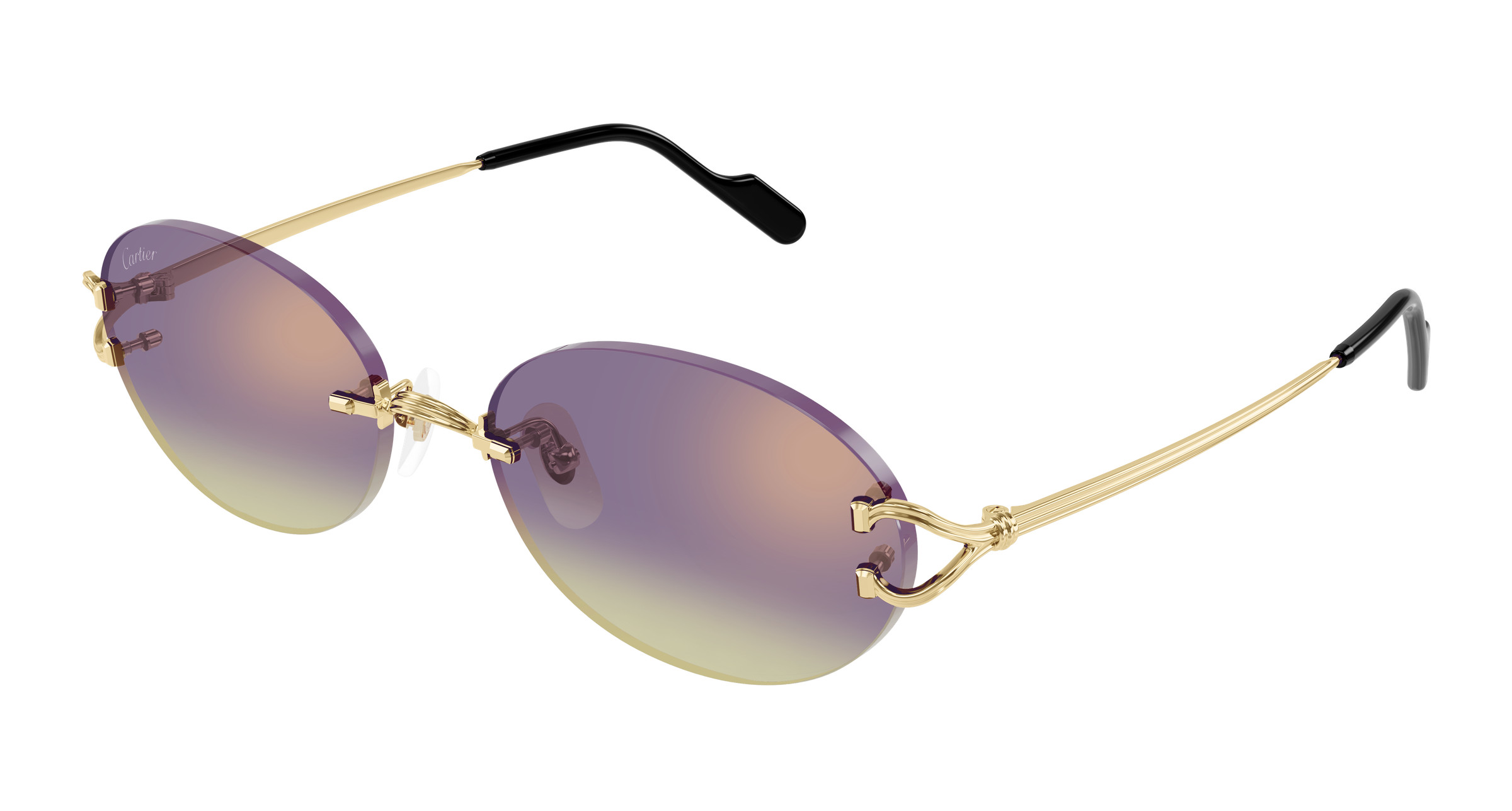 カルティエ Aviator アビエイター サングラス ユニセックス CARTIER 【中古】 【アパレル・小物】 カルティエ ヴァンドームサントス アビエイターサングラス 1990年前後