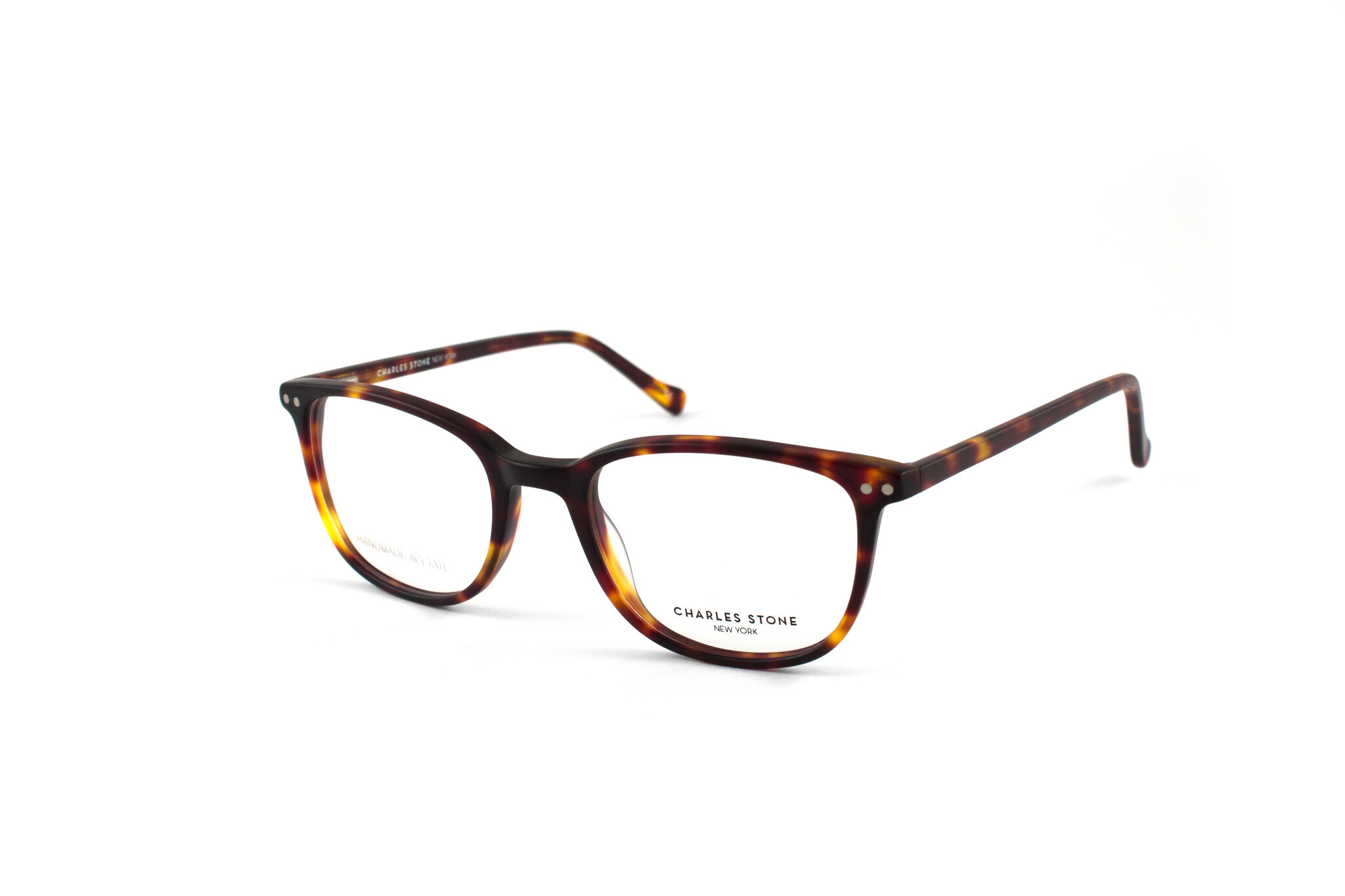 Charles Stone New York Ny30014 Brown Medium Matt Authentic Eyeglasses 50-20-145 CHARLES STONE NEW YORK EYEGLASSES NY 30085 49/20/145 C3 GRAY  main image 3