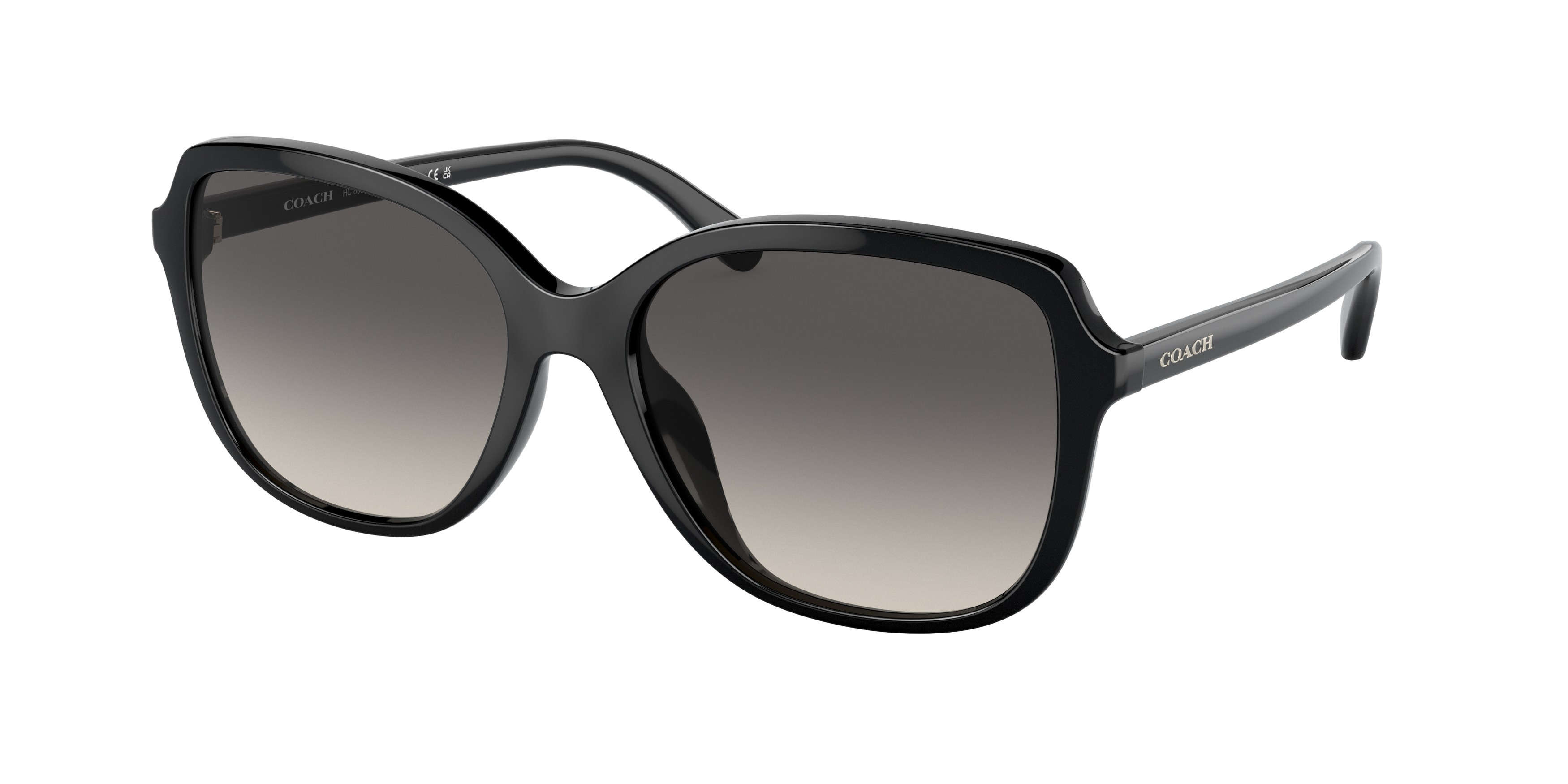 Coach Sunglasses Black HC8351U Coach HC 8351U 540313 Dark Tortoise Geometric Square  main image 3