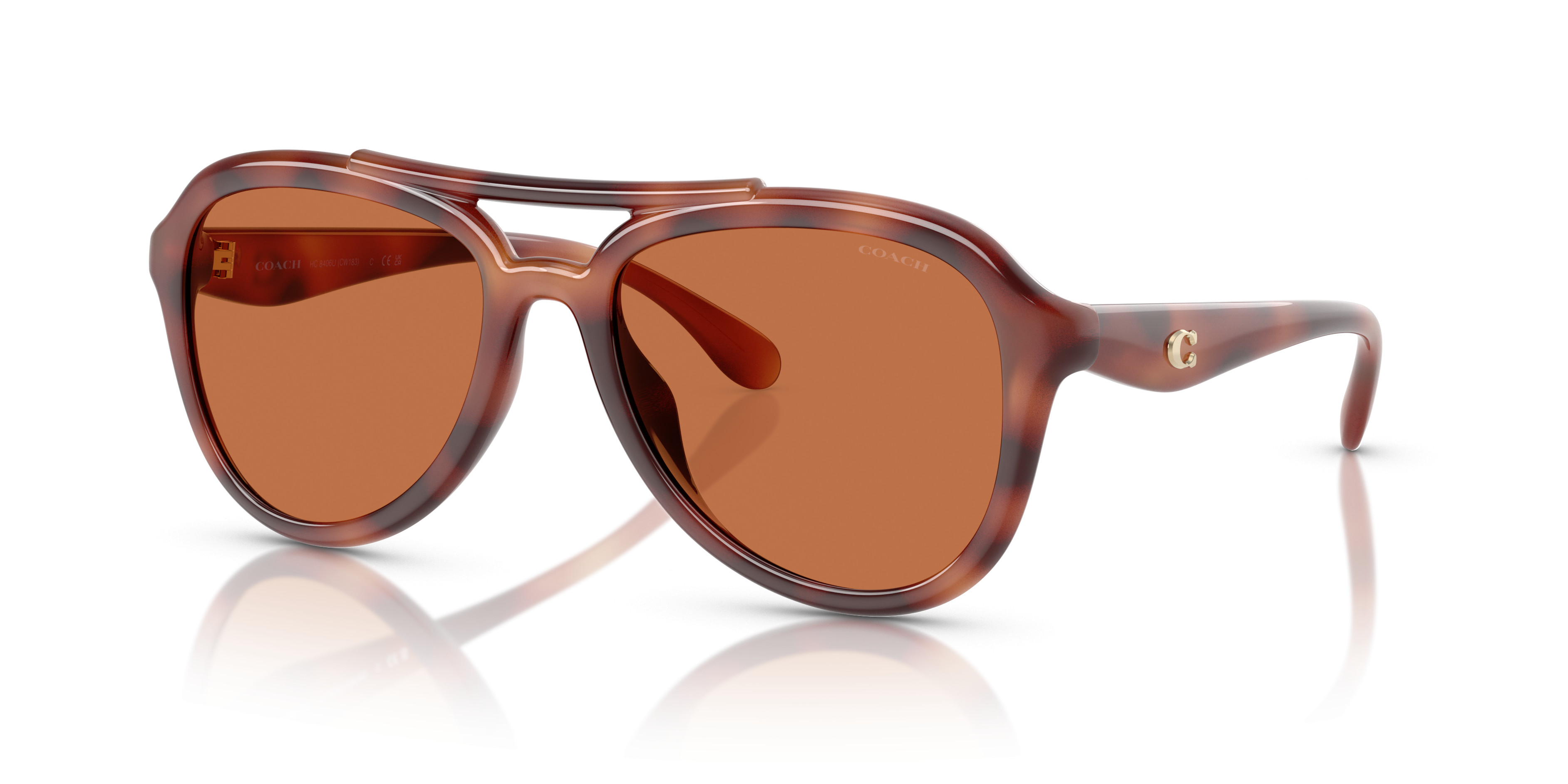 HC8406U CW183 Sunglasses - Coach Authorized Retailer 