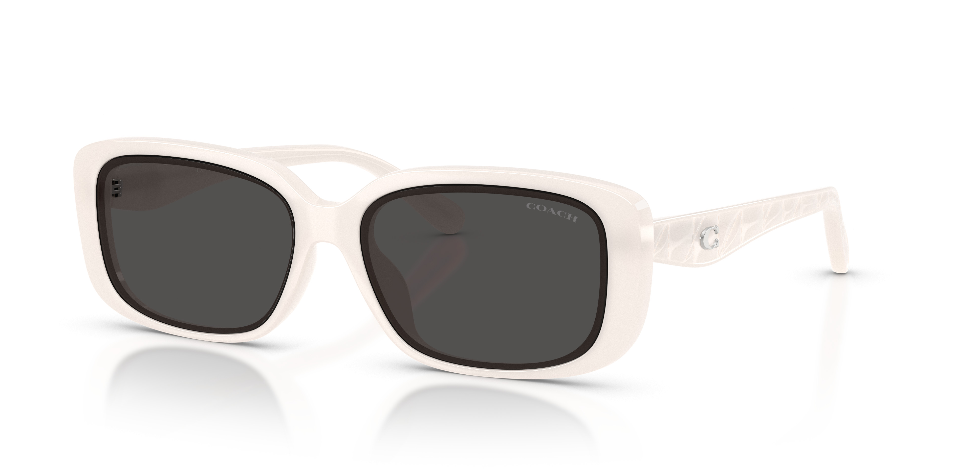 Coach Black and White Sunglasses Sleek Design Vintage Coach s2009 Black & White Sunglasses Frame Only | eBay main image 3