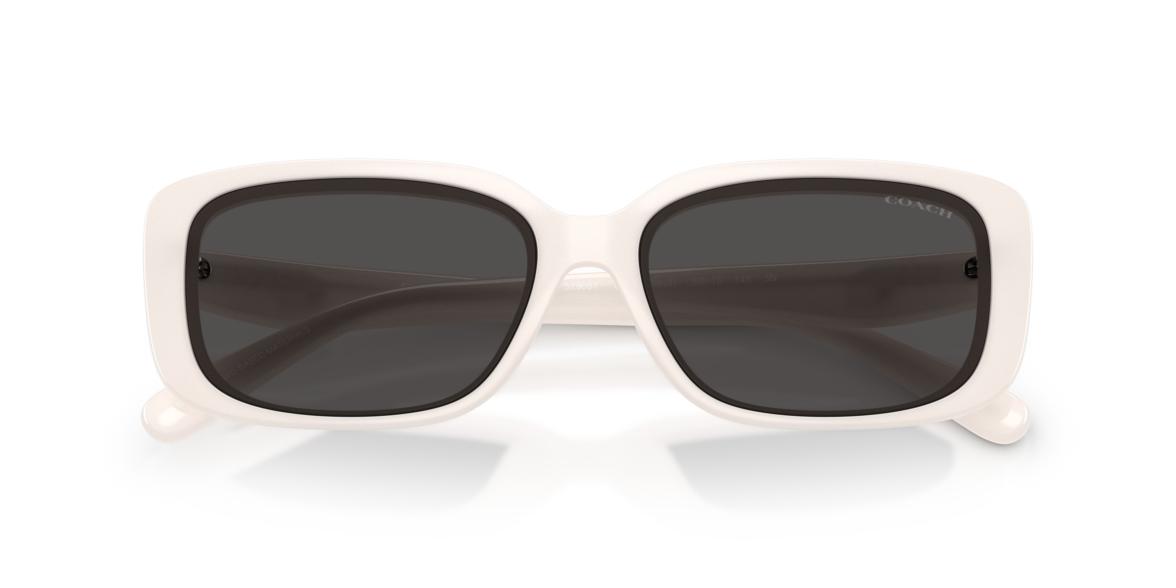 Coach Black and White Sunglasses Sleek Design Vintage Coach s2009 Black & White Sunglasses Frame Only | eBay main image 2