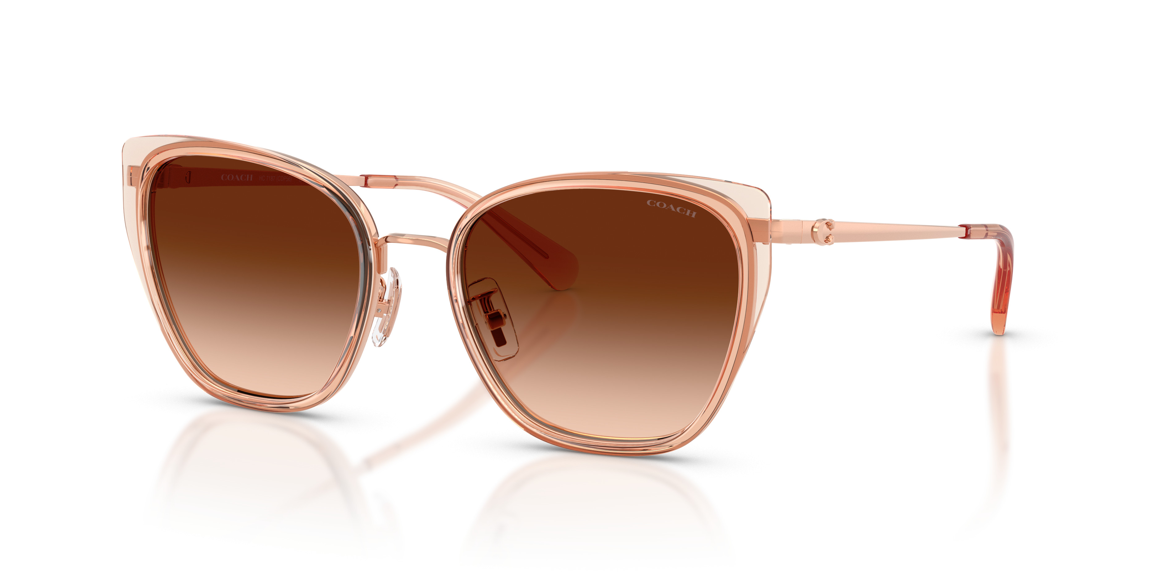 Coach Women’s Burgundy Rose Gradient Cat Eye Sunglasses. NEW (never worn) luspl03004_3.jpg main image 3