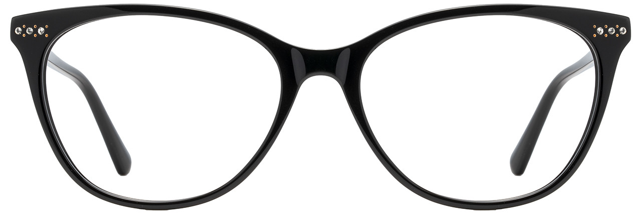 NEW Cote d\'Azur 314 Black and Silver CatEye Eyeglasses Cote D main image 4
