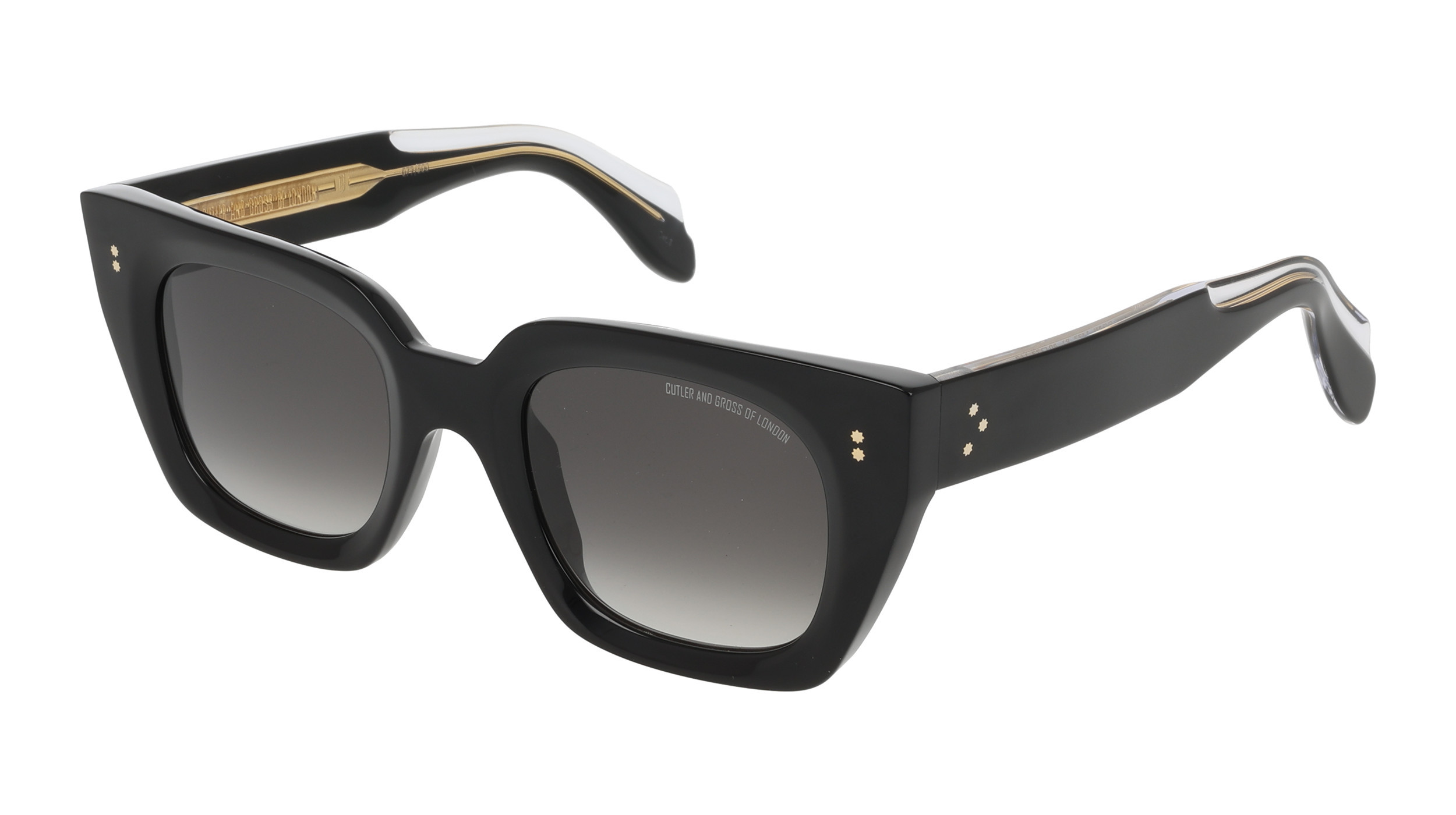 Cutler And Gross Sunglasses, New 250 Cutler and Gross 0822V2 Sunglasses in Black Camouflage  main image 3