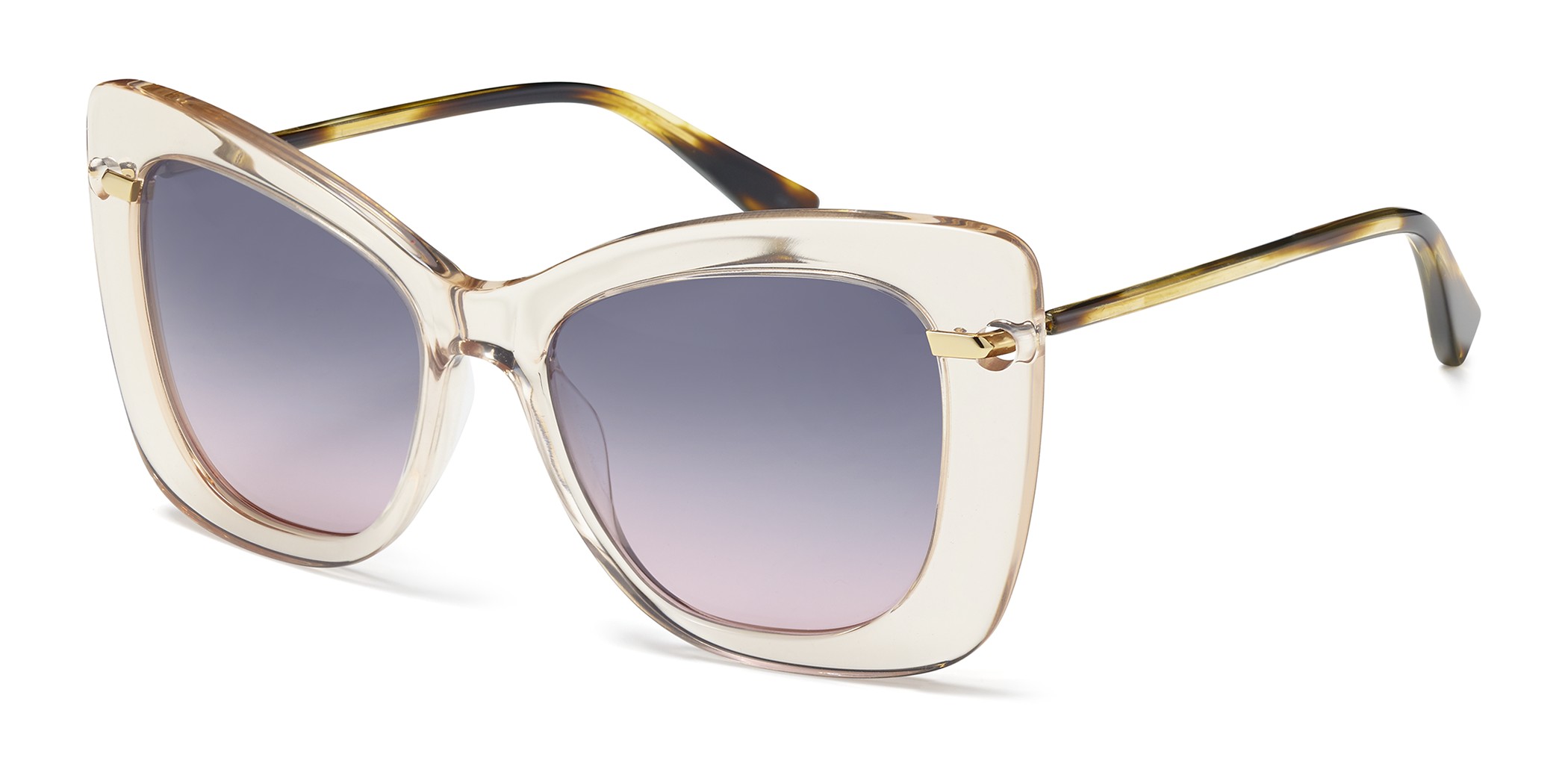 Derek Lam Clara Oversized Designer Black Brown Sunglasses DEREK LAM main image 4