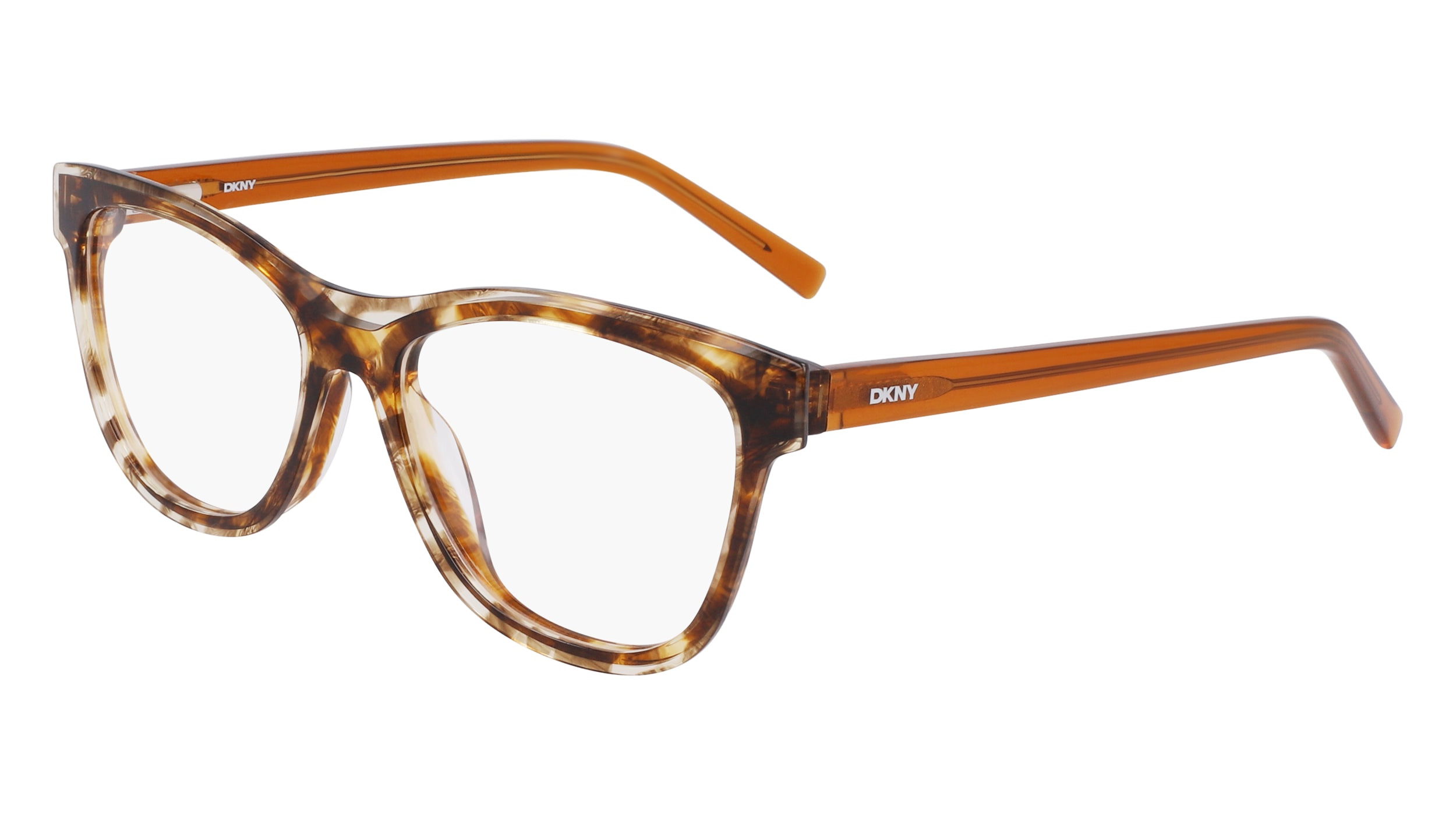 Donna Karan Orange and Brown Eyewear Frame Accent Donna Karan Brown Plastic Eyeglass Frames for sale | eBay main image 4