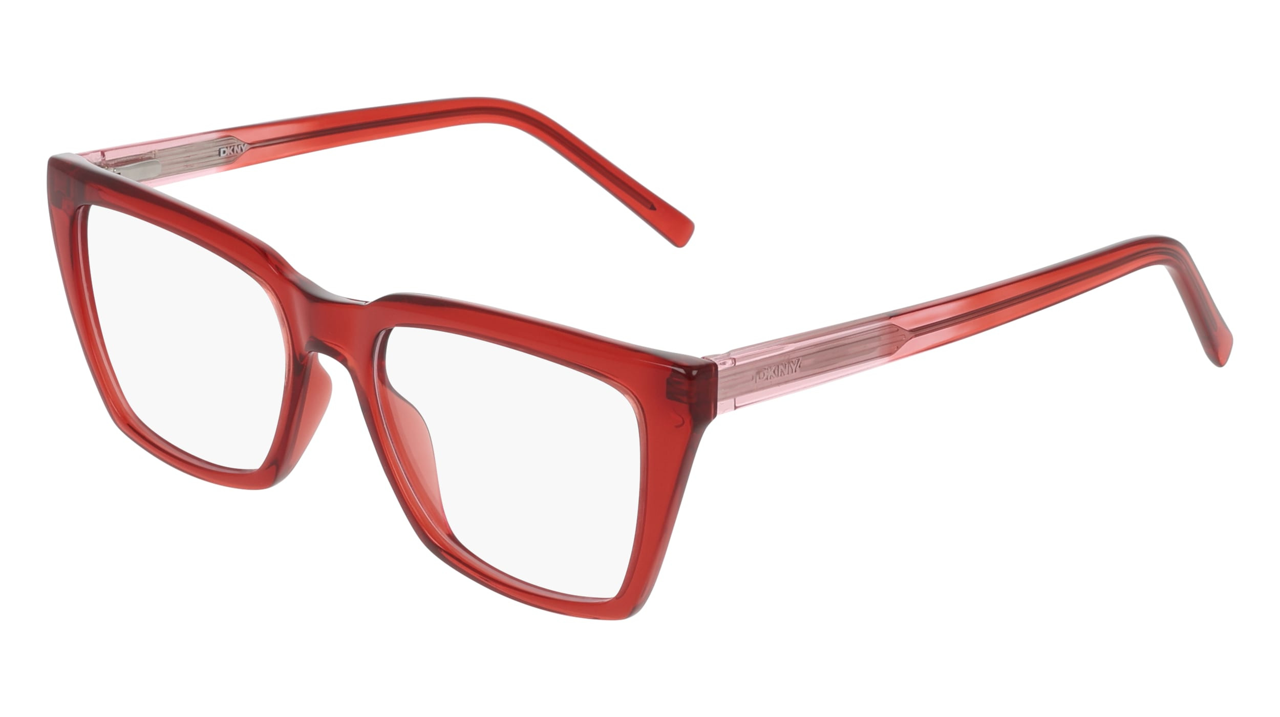 DKNY EYEGLASSES MOD. 6411 505 color red - NEW Red DK5006 Eyeglasses | eyecarecenter main image 3