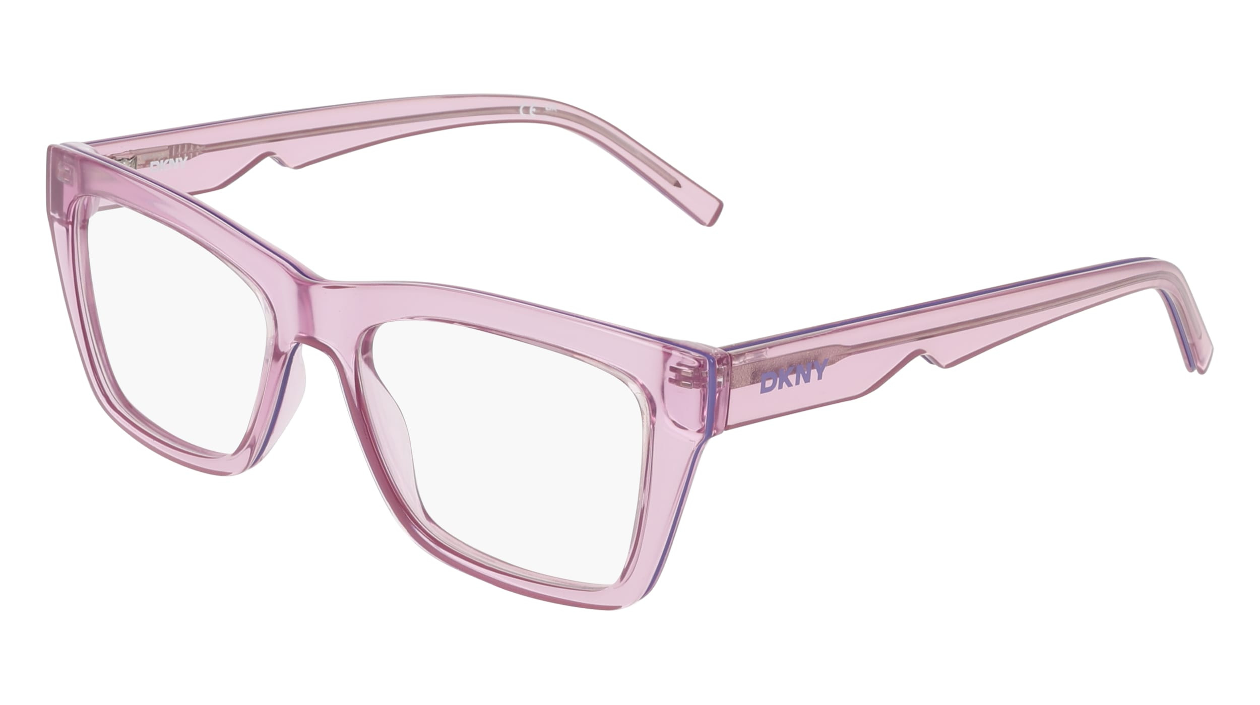 DKNY Vibrant Pink Glasses with Case DKNY SUNGLASSES WOMENS 7803S 655 51-18-140 BURGUNDY OVAL  main image 2