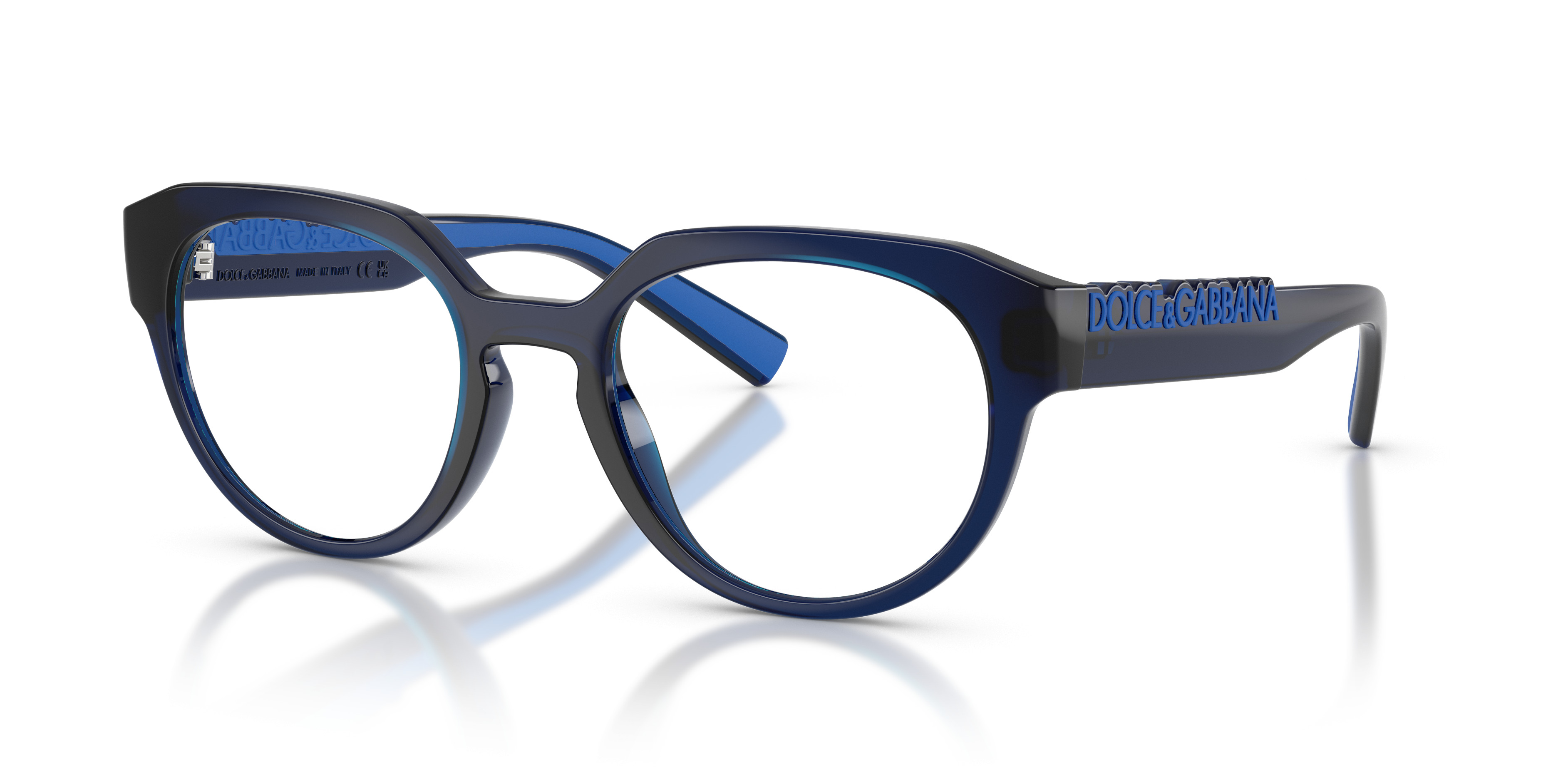 Dolce & Gabbana Opal Blue Glasses Frames Luxury Glasses Designer Glasses *As Is* Dolce & Gabbana DG3426 Eyeglasses | LensCrafters main image 3