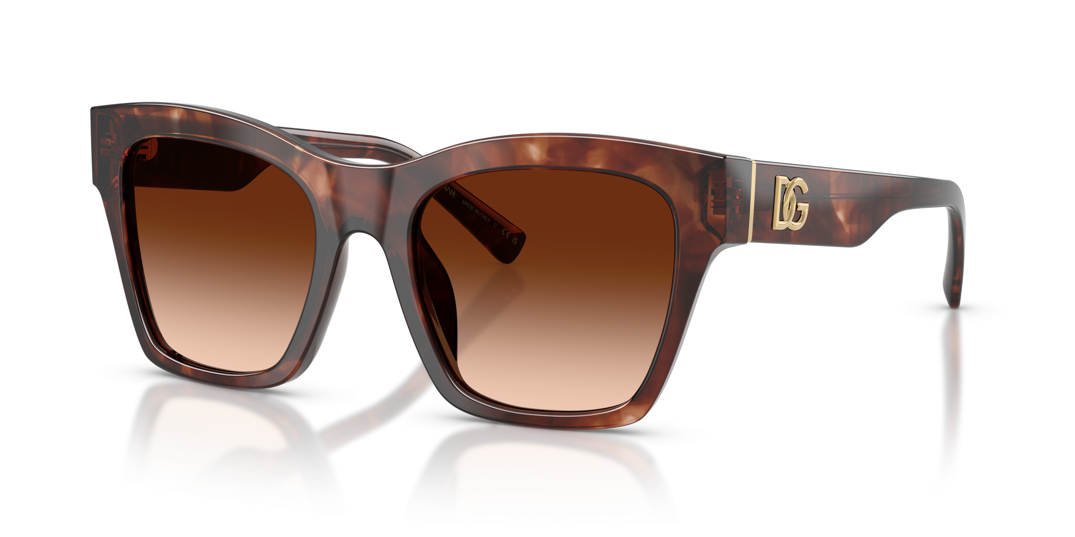 Dolce & Gabbana Tortoiseshell Frame Sunglasses with Brown Lenses DG4540 Sunglasses - Dolce & Gabbana Authorized Retailer  main image 3