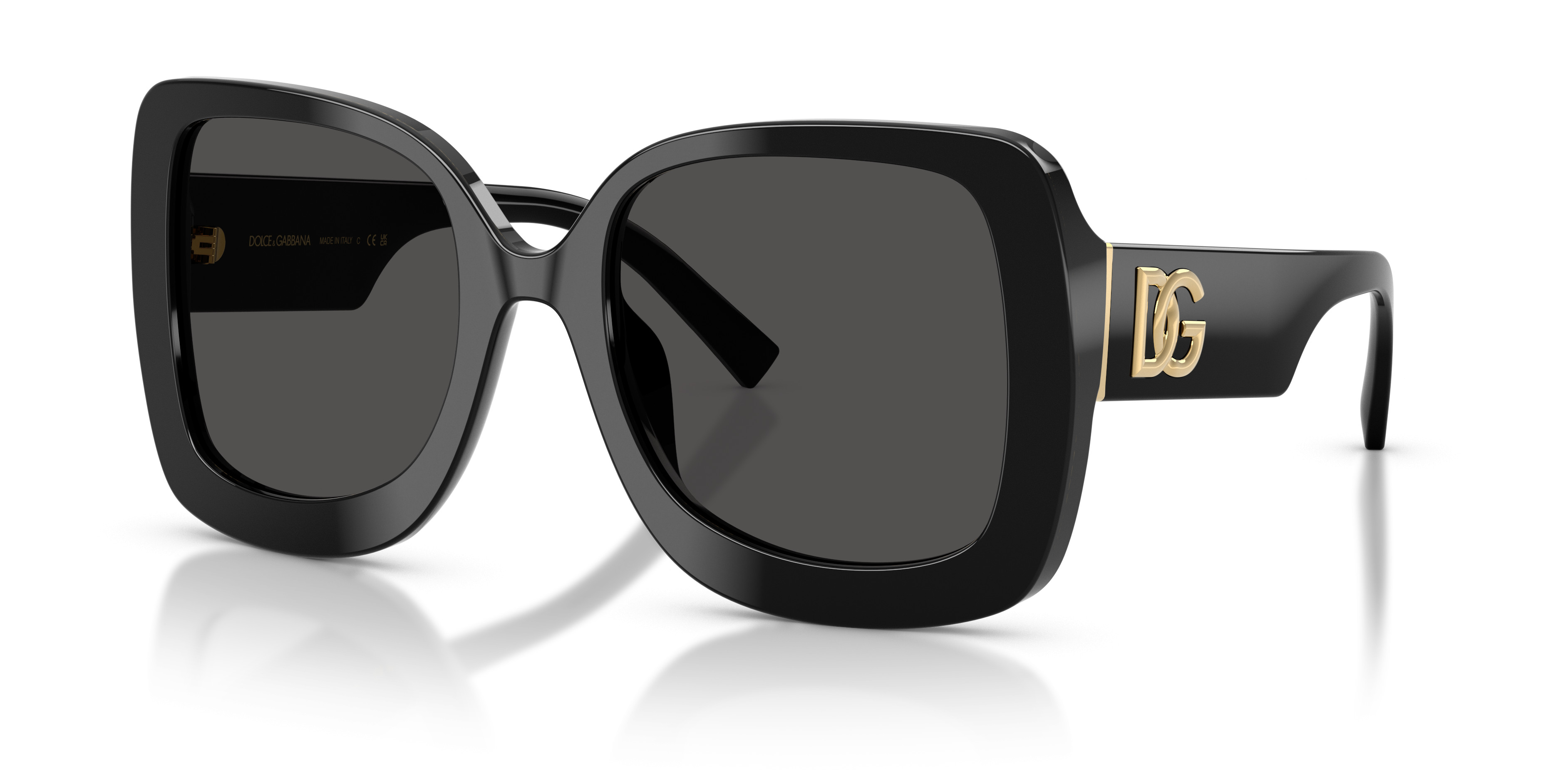 Dolce & Gabbana Black Sunglasses with Lenses and Gold Accents Amazon.com: Dolce & Gabbana DG4414-5018G Sunglasses Black w  main image 2