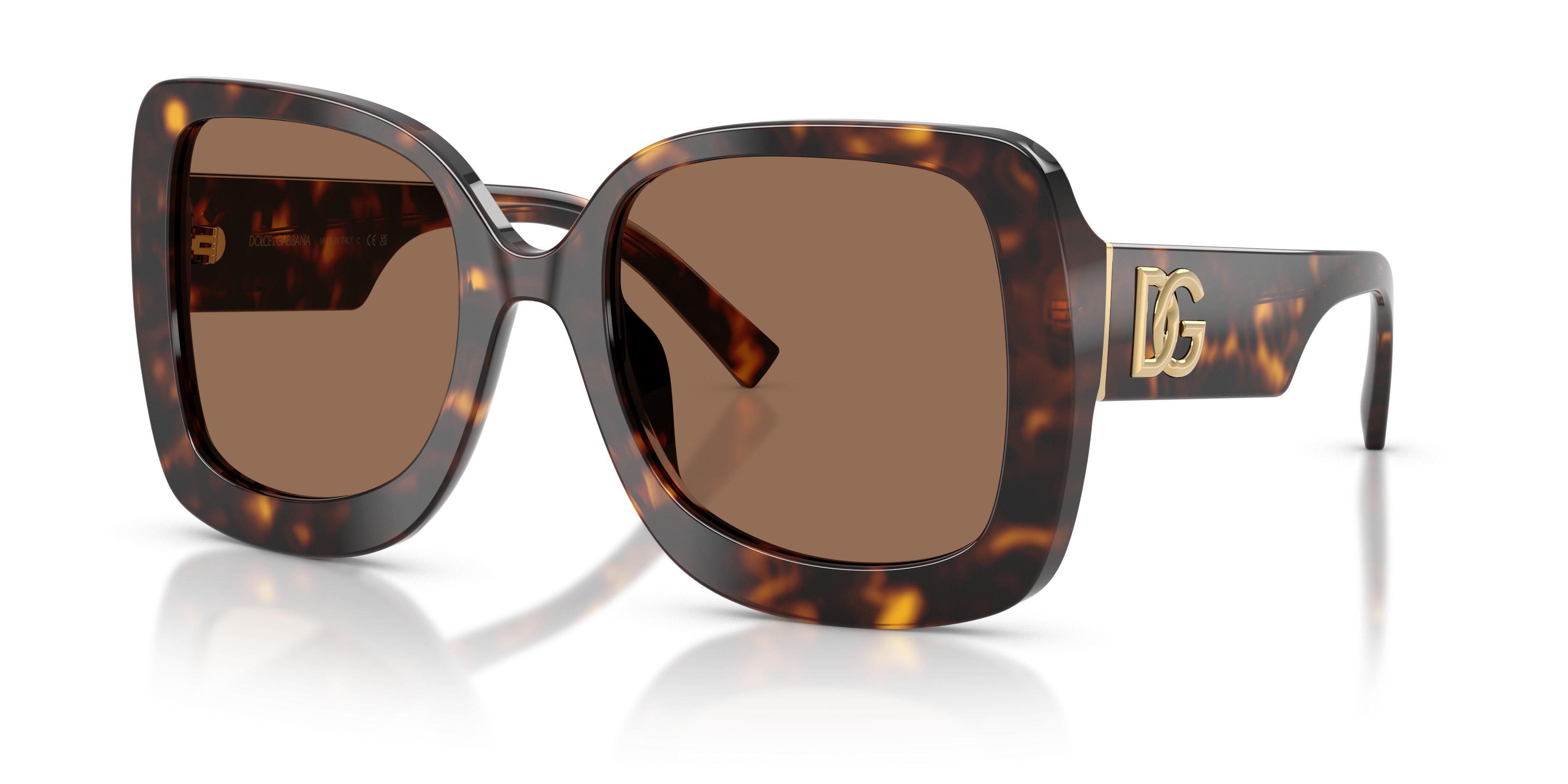 Dolce & Gabbana tortoise sunglasses with case Dolce&Gabbana DG4519 502/73 Sunglasses - US main image 4