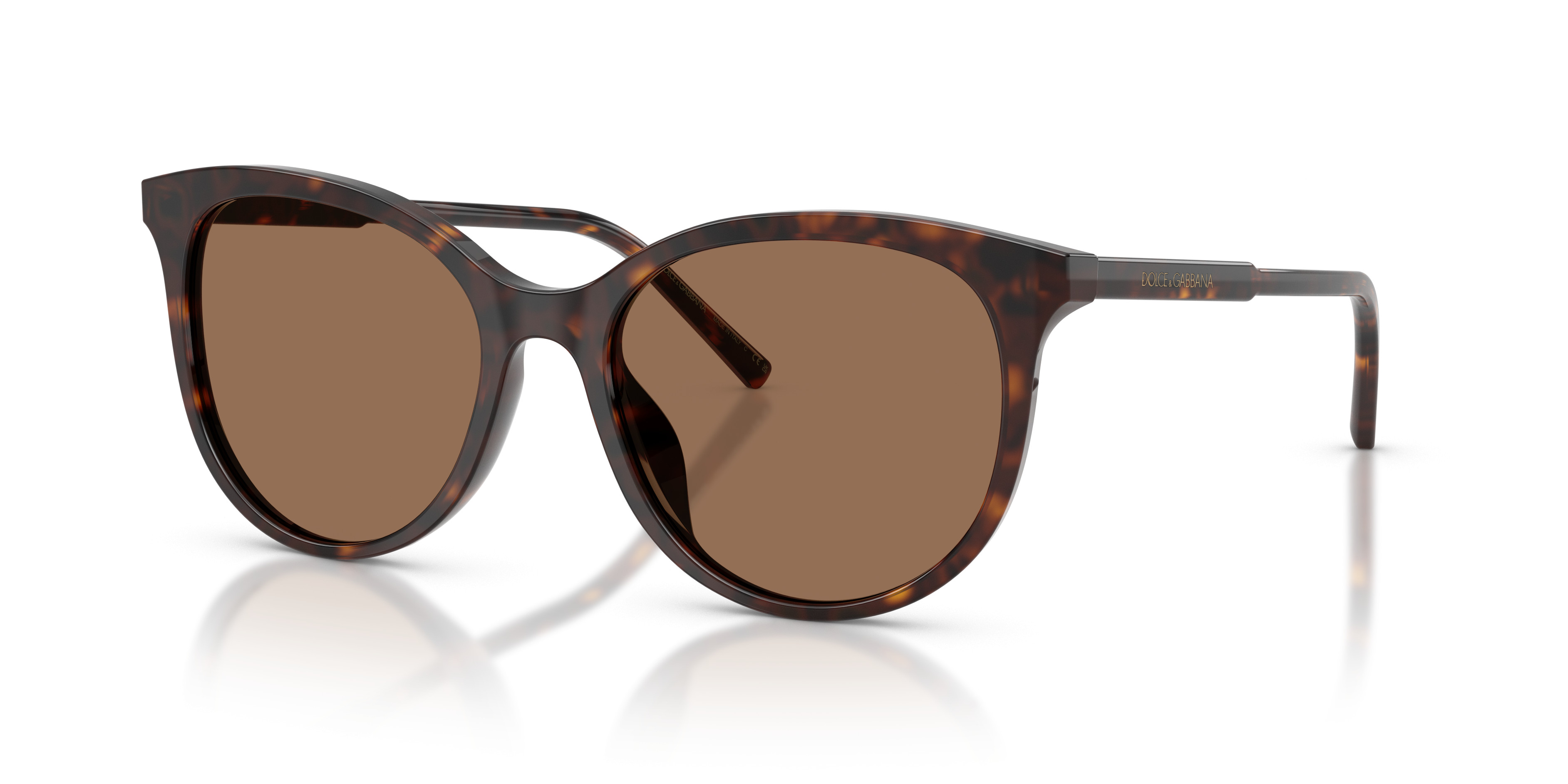 Dolce & Gabbana Tortoiseshell Sunglasses with Brown Lenses Dolce & Gabbana Brown Tortoise Shell Sunglasses DG4161 502  main image 2