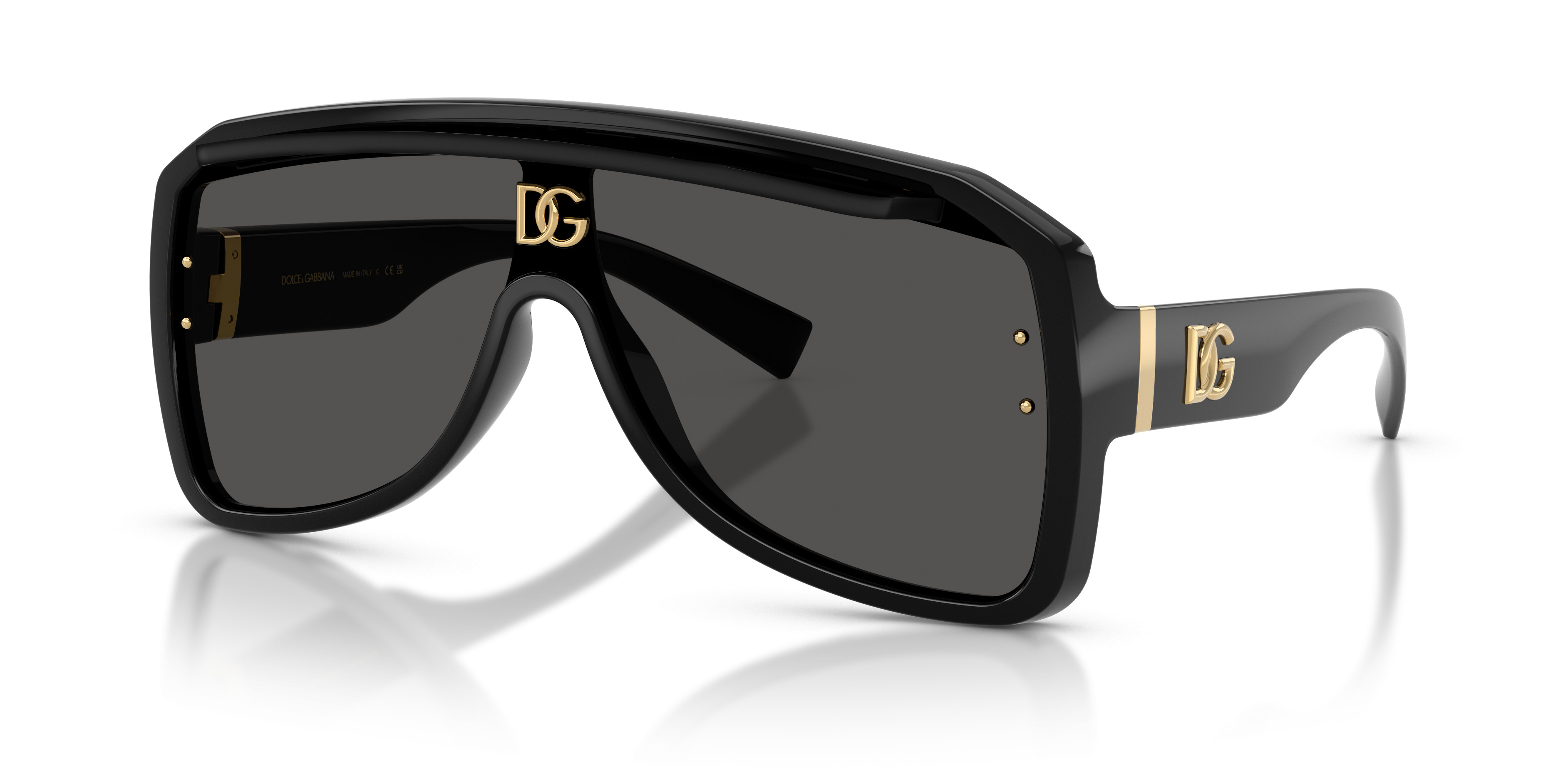 NEW Dolce & Gabbana DG6205 Grey Logo Visor Sunglasses $425 DG6205 Sunglasses - Dolce & Gabbana Authorized Retailer  main image 4