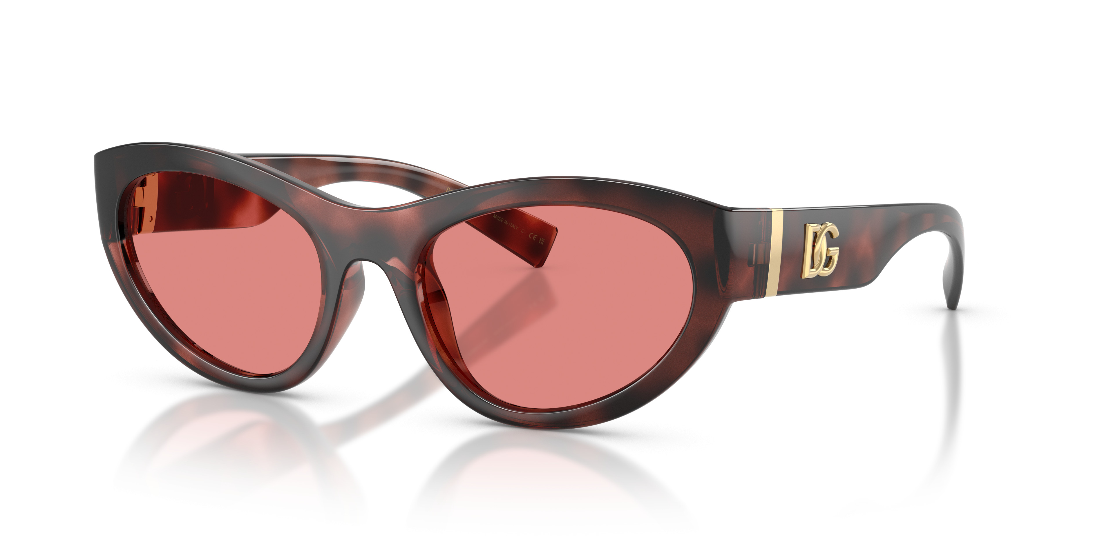Dolce & Gabbana Tortoise Shell Sunglasses Dolce&Gabbana DG4338 Sunglasses | Fashion Eyewear US main image 4