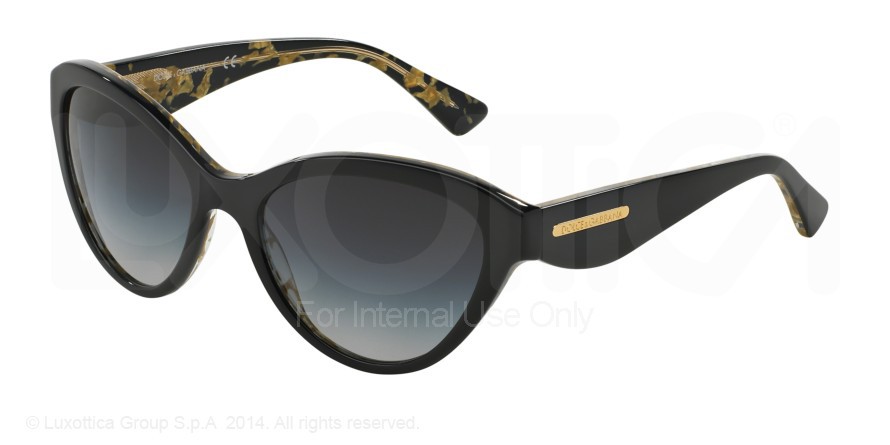 Gold Leaf Black And Gold Dolce And Gabbana Sunglasses Dolce  display picture 2