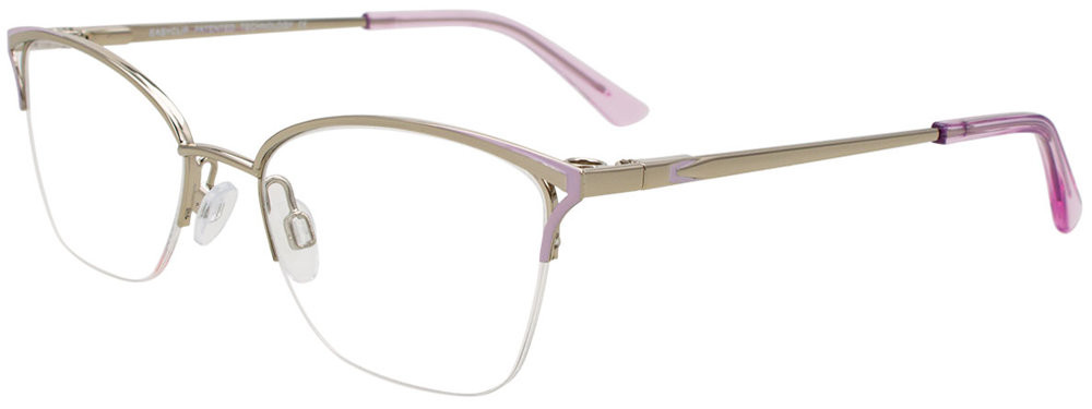 EASYCLIP EC190 EYEGLASSES FRAMES ONLY 48-16-135 80 full rim rectangle Easyclip Purple Eyeglass Frames for sale | eBay main image 4