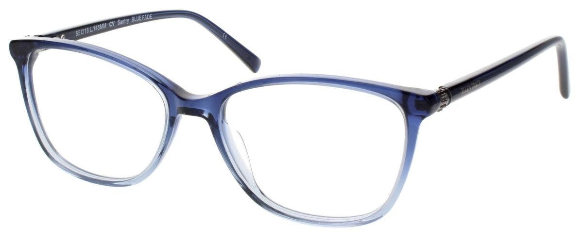 Ellen Tracy eyewear ELLEN TRACY-SICILY Rectangle Eyeglasses Brown Laminate  main image 2