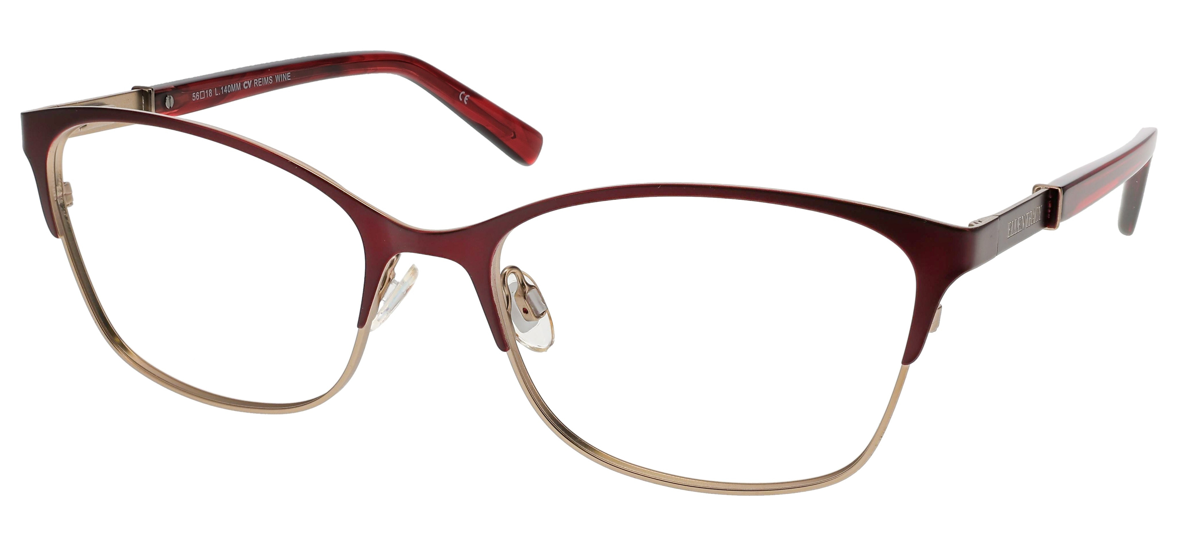 Ellen Tracy Madrid Eyeglasses Frames.RXable Plum and Leopard. NWT 510344_224_0_26.jpg main image 3
