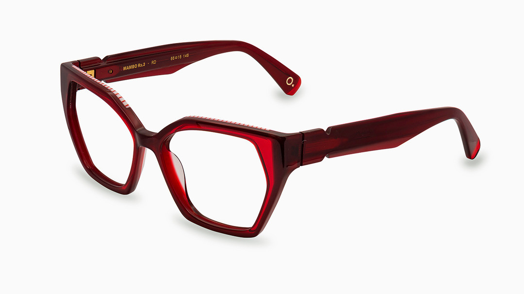 Etnia Barcelona Mambo Rx 3 Eyeglass Frames 55-15 Havana Blue Tortoise Etnia Barcelona MAMBO RX.3 - HVBL Havana Blue | Eyeglasses Woman main image 3