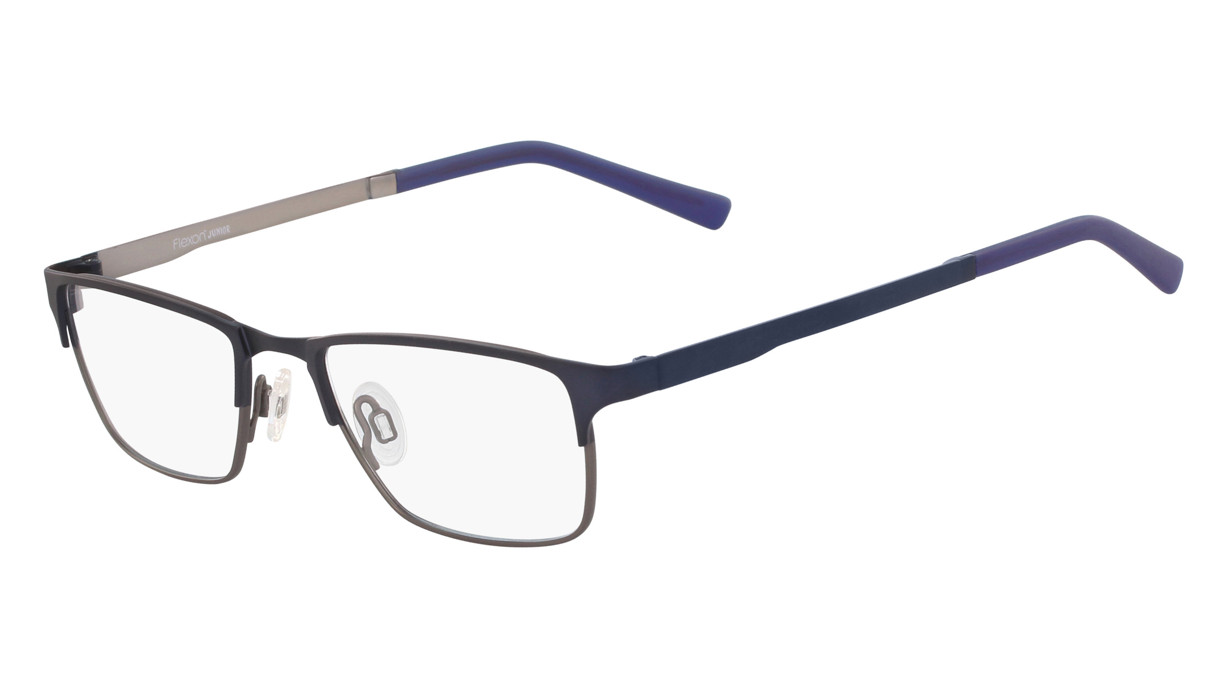 Flexon Kids 116 Dark Blue Authentic Eyeglasses 46-18-130 Flexon Frames in Vision Centers | Blue - Walmart.com main image 3