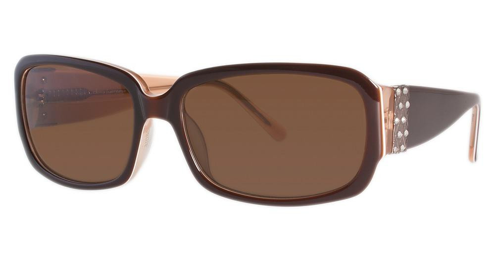 Daisy Fuentes Stylish Brown Sunglasses Sol by Daisy Fuentes, Rx main image 3