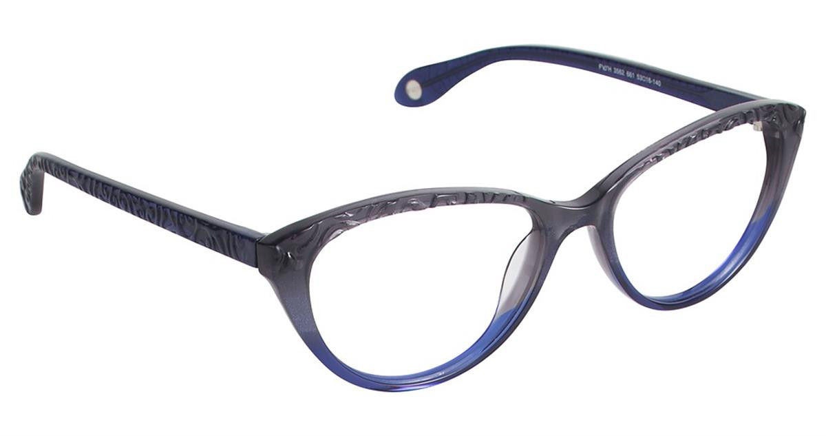Fysh Blue Maple Sunglasses Frame FYSH Women Eyeglass Frames for sale | eBay main image 3