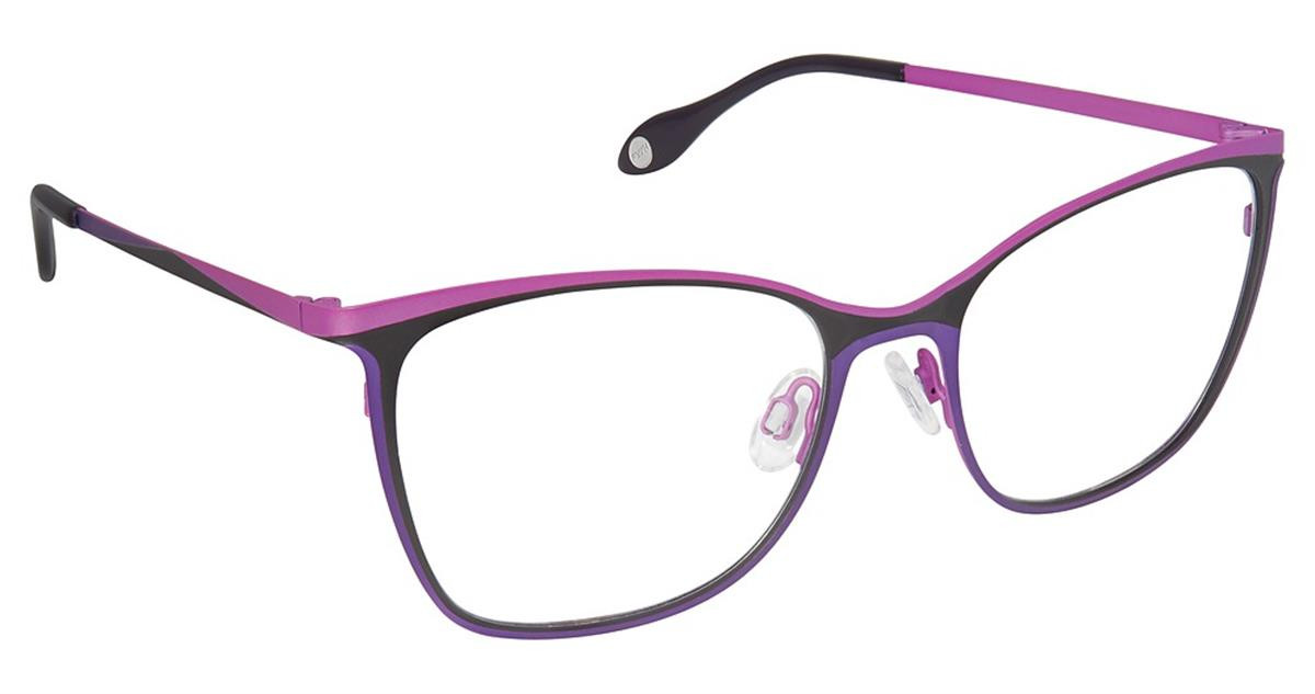Fysh UK Eyeglasses 3564 54-16-140 Purple Designer Boho Chic Frames FYSH Women Eyeglass Frames | eBay main image 3