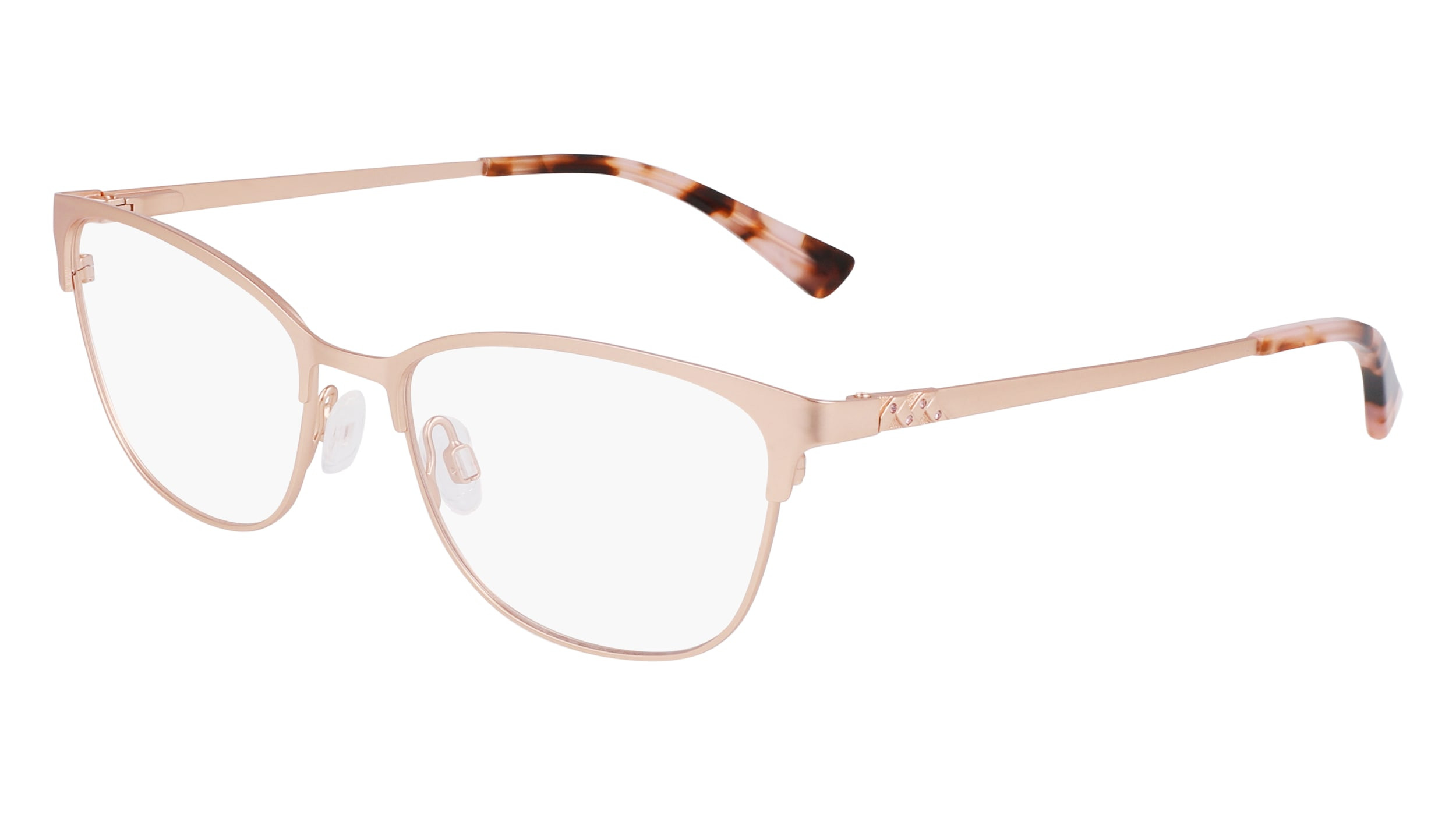 Altair A5037 601 Rose Gold Purple Semi Rimless Eyeglasses Frame 54-18-140 lool ALTAIR Eyeglasses | Select Eyewear main image 2
