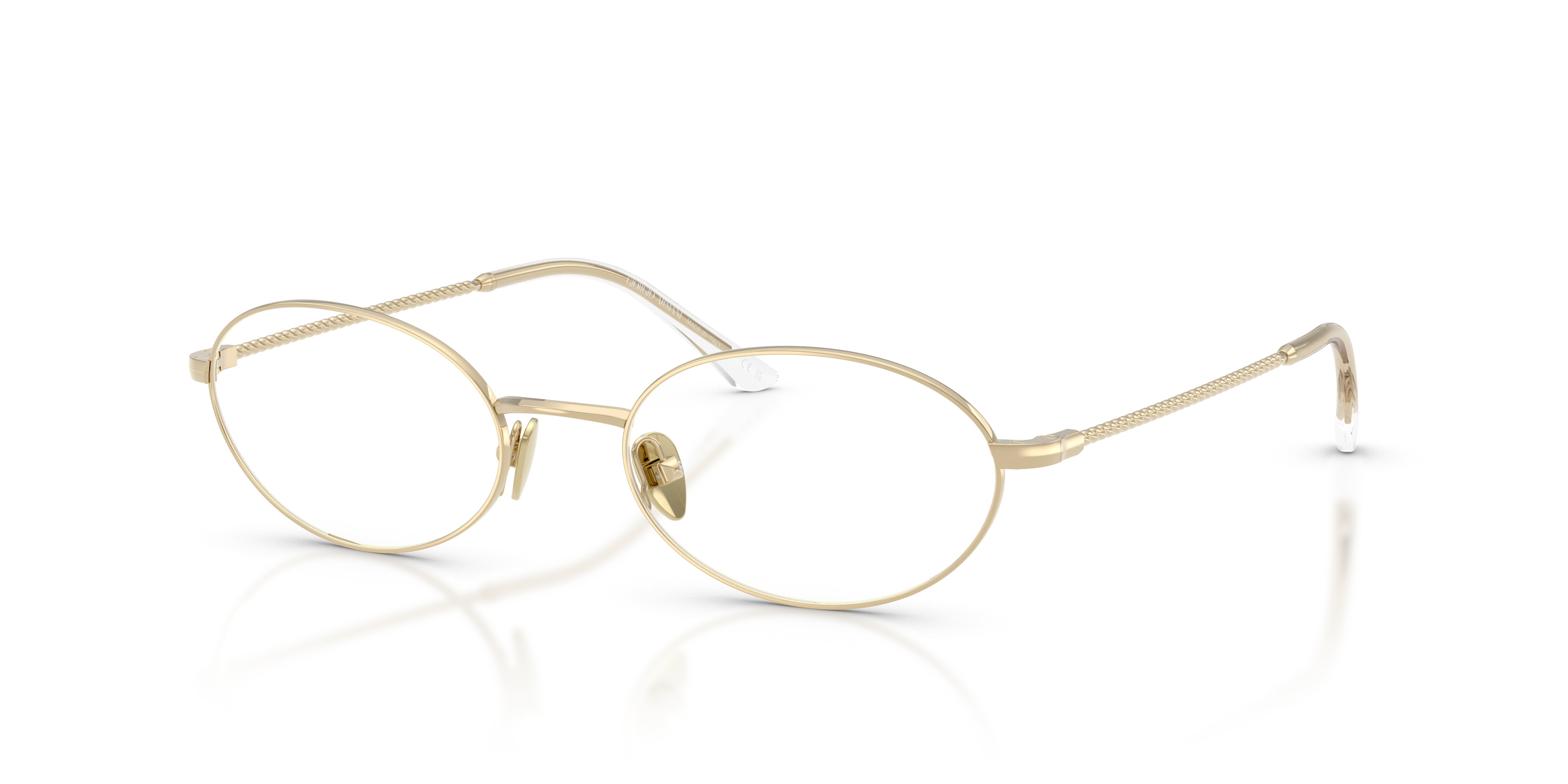 【美品】GIORGIO ARMANI フード付き バスローブ ストライプ柄 AR5165 Eyeglasses - Giorgio Armani Authorized Retailer