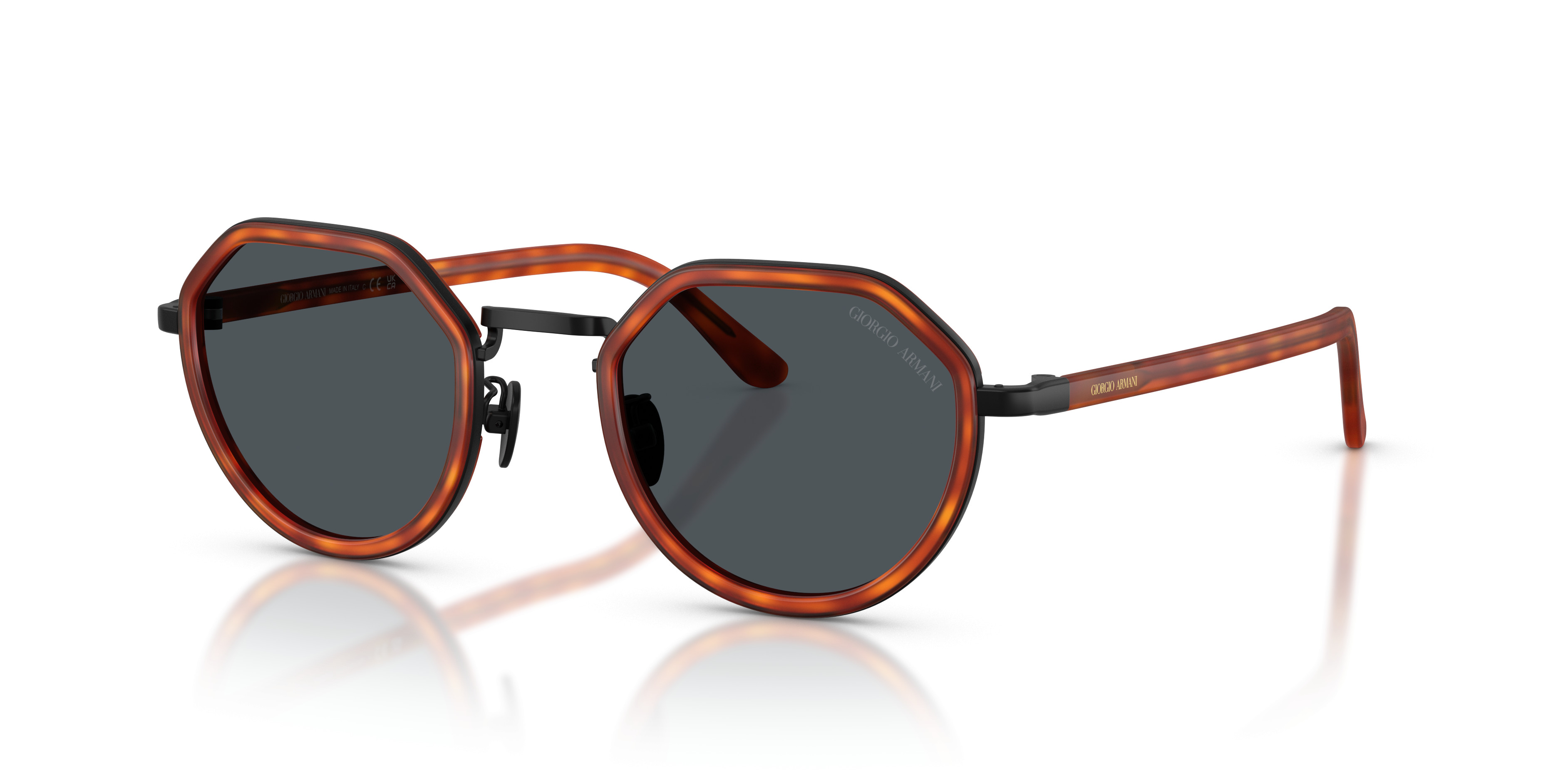 Giorgio Armani AR8161 Cat-Eye Sunglasses Made in Italy w/ Box, & Case Giorgio Armani Cat Eye Sunglasses 0AR8161 Green for Woman  main image 2