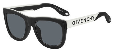 Givenchy Black and White GV7016/N/S Sunglasses Buy Givenchy Matte Black & White Logo GV7016/N/S Sunglasses  main image 2