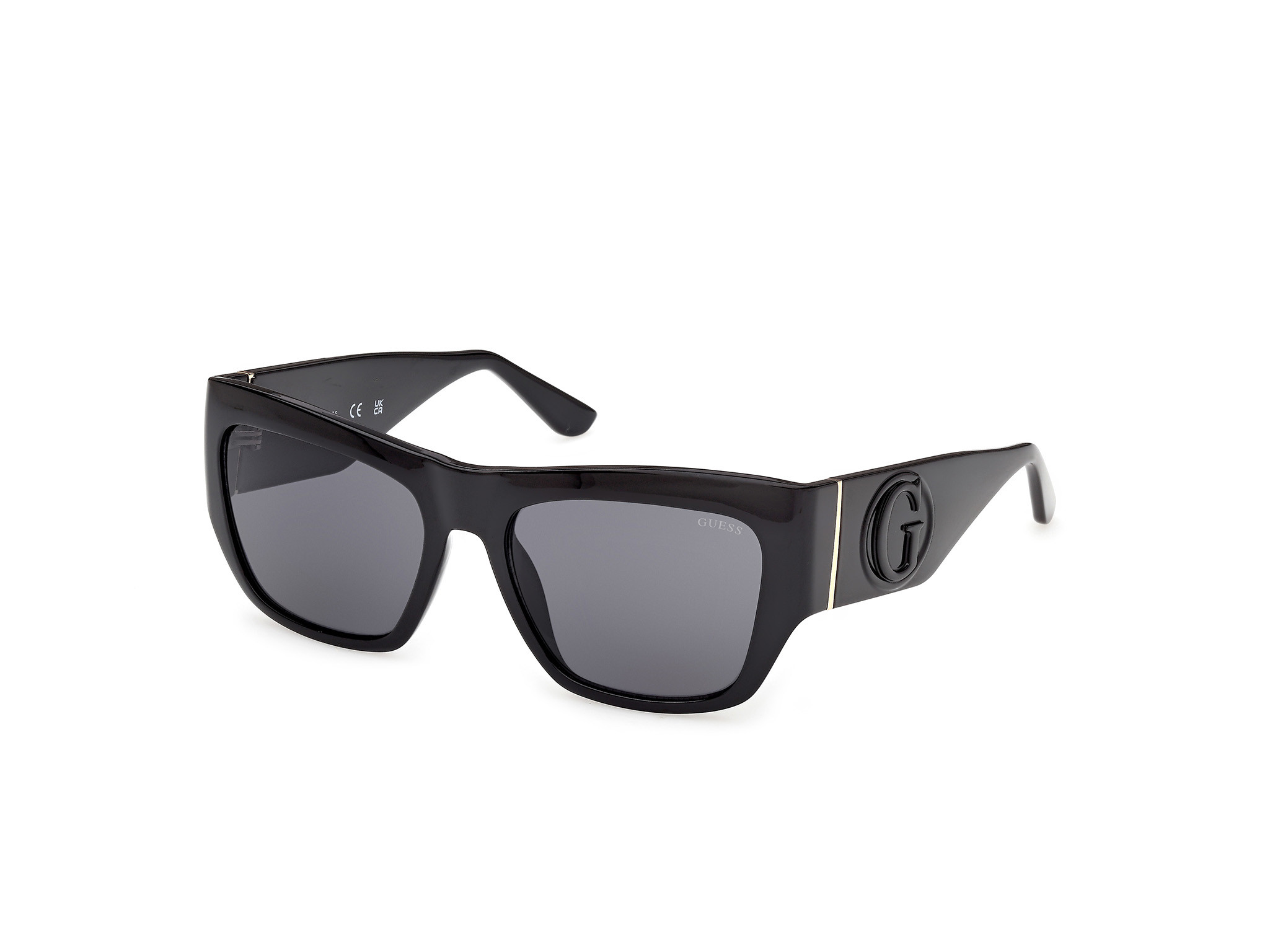 Guess Black Sunglasses with Dark Lenses Opticontacts.com -- Guess GU00214 main image 2