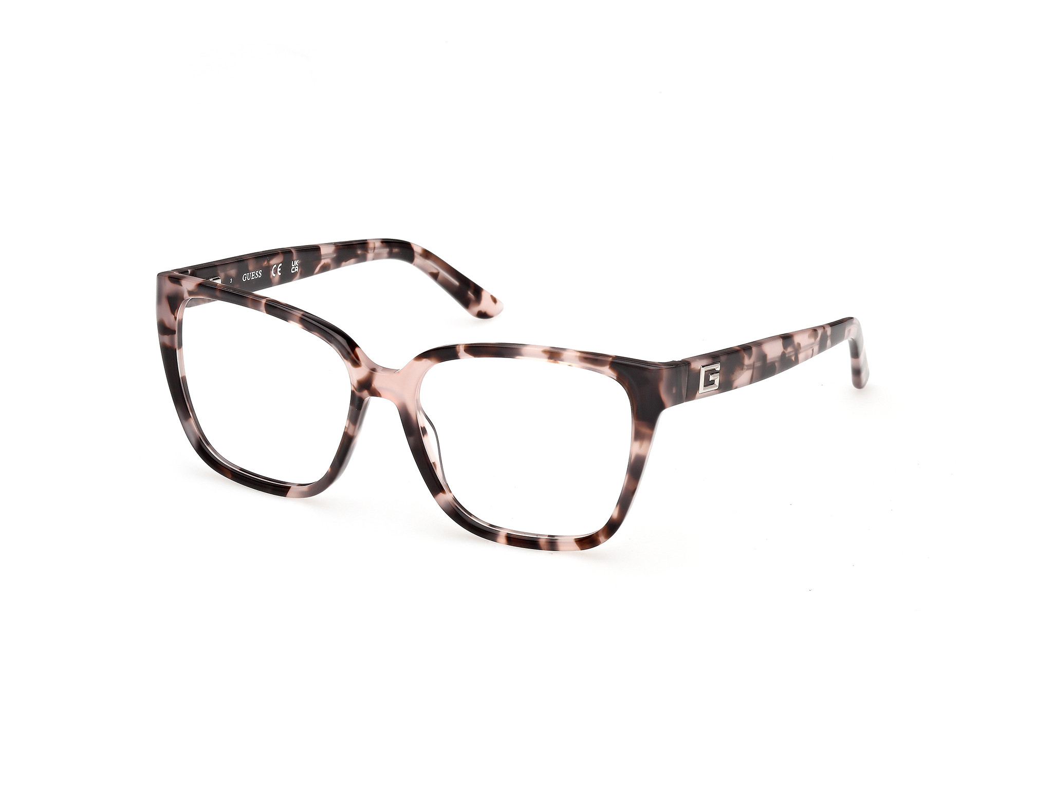 GUESS RETRO PINK BLACK EYEGLASS FRAME 50 15 135 GUESS Eyeglasses GU2541 074 Size:54-17-135 at Amazon Women main image 2