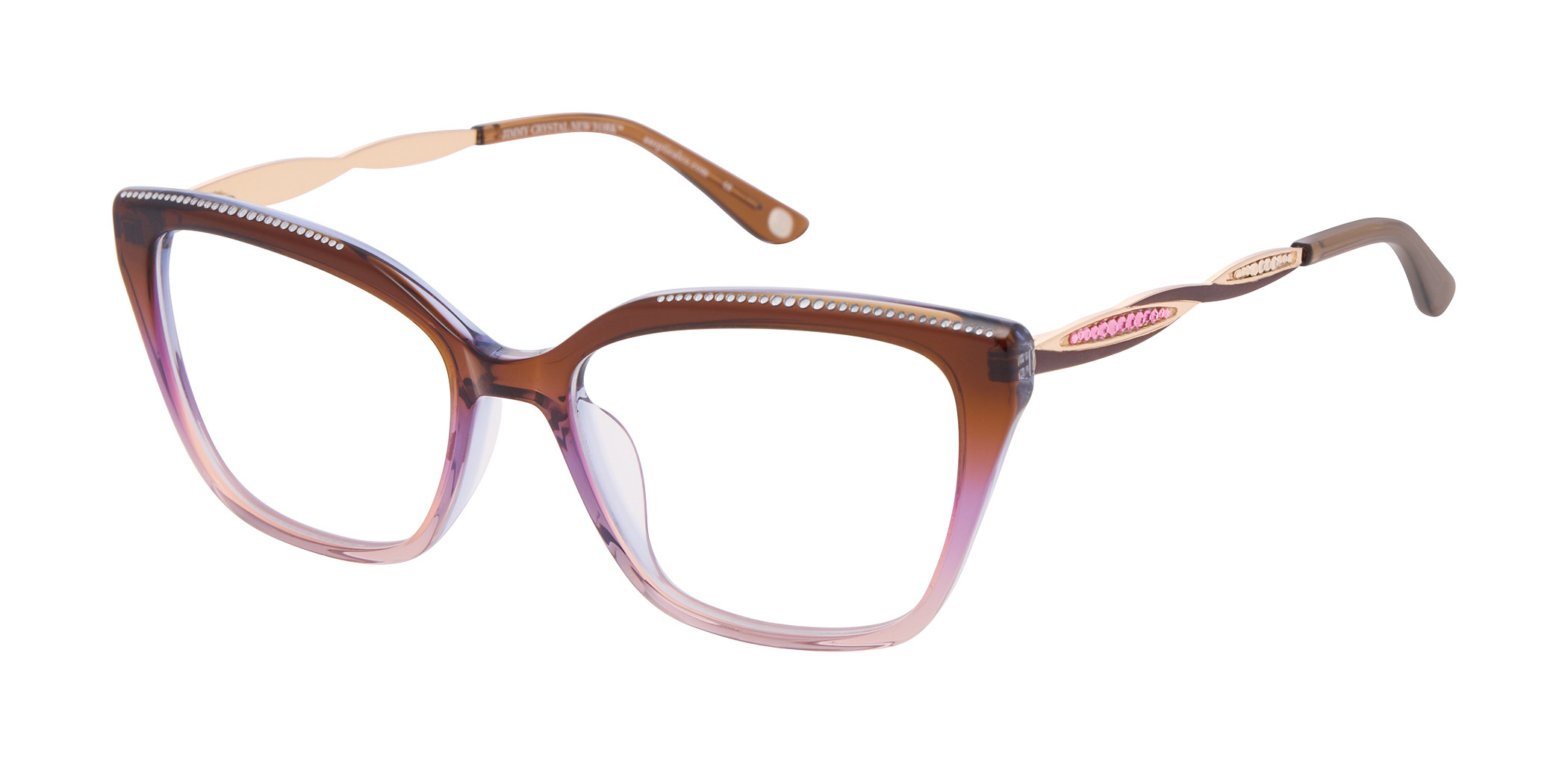 JIMMY CRYSTAL NEW YORK
OCCHIALE Waikiki in Pink Jimmy Crystal New York Eyewear | DesignerOptics.com main image 2