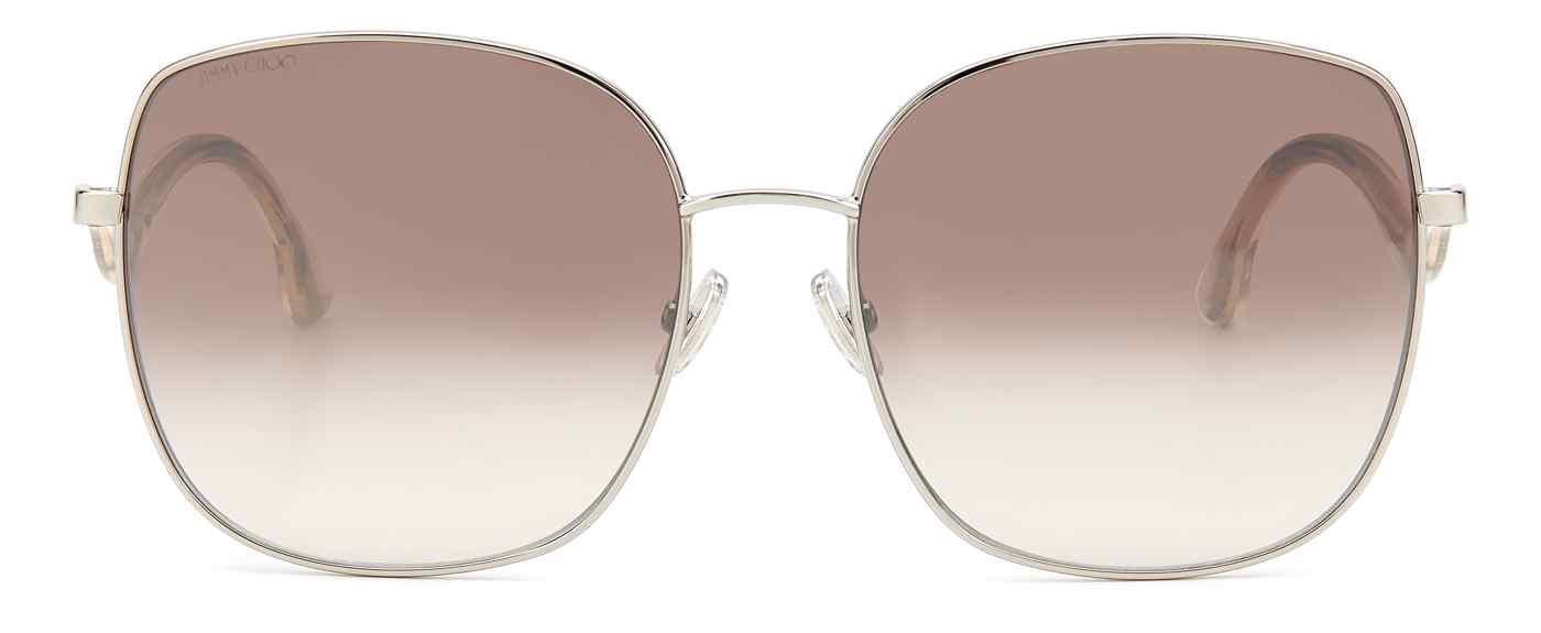 BNWT | Jimmy Choo Women\'s MAMIES 60mm Sunglasses | with case and accessories Jimmy Choo JC4008HD XXL (59 - 17) with Grey lenses and Gold  main image 4