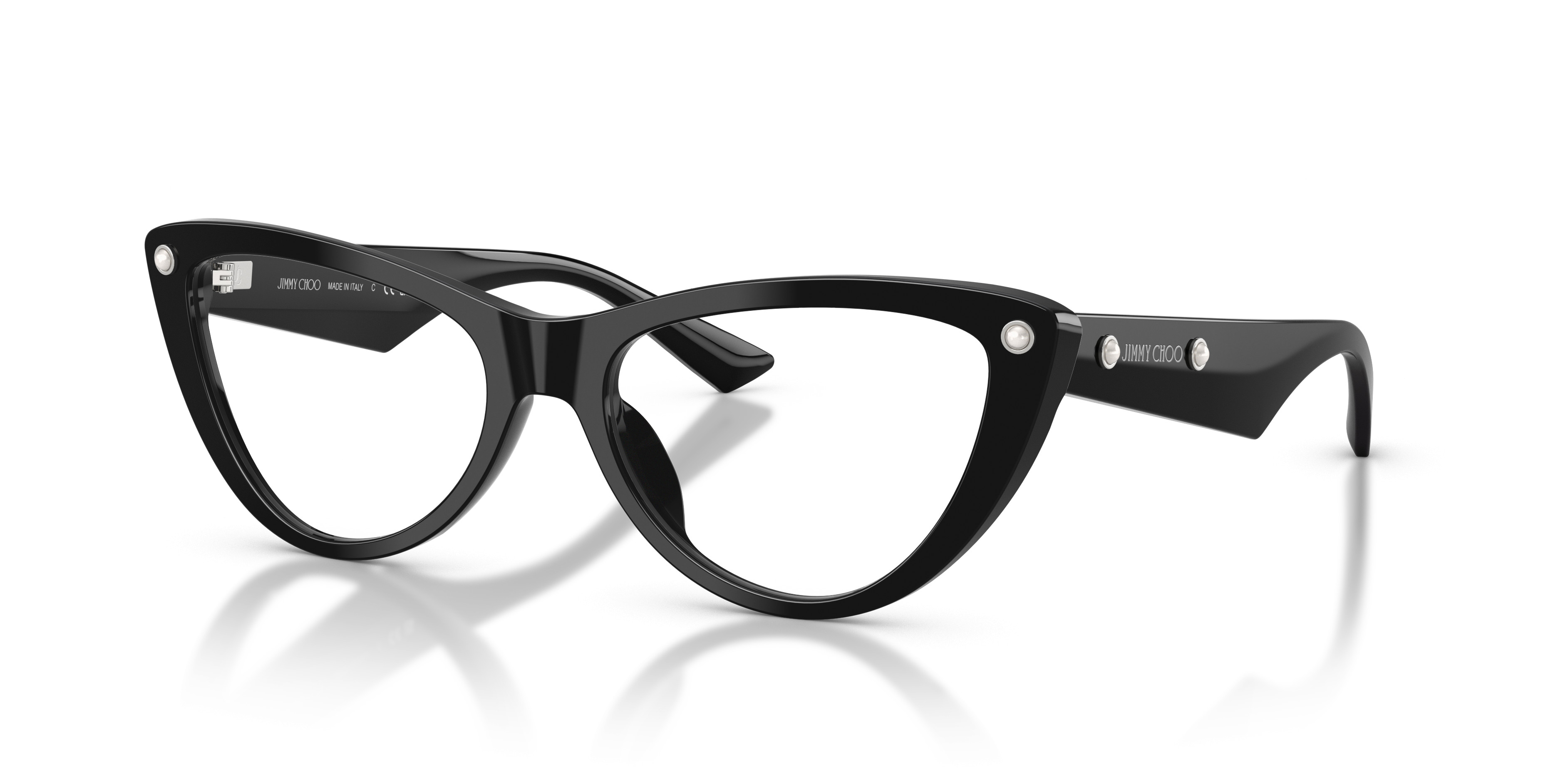 NIB Jimmy Choo JC154 Tortoise Cat Eye Reading Eye Glasses Frame w/ Wipe & Case JC3044HU Eyeglasses - Jimmy Choo Authorized Retailer  main image 4