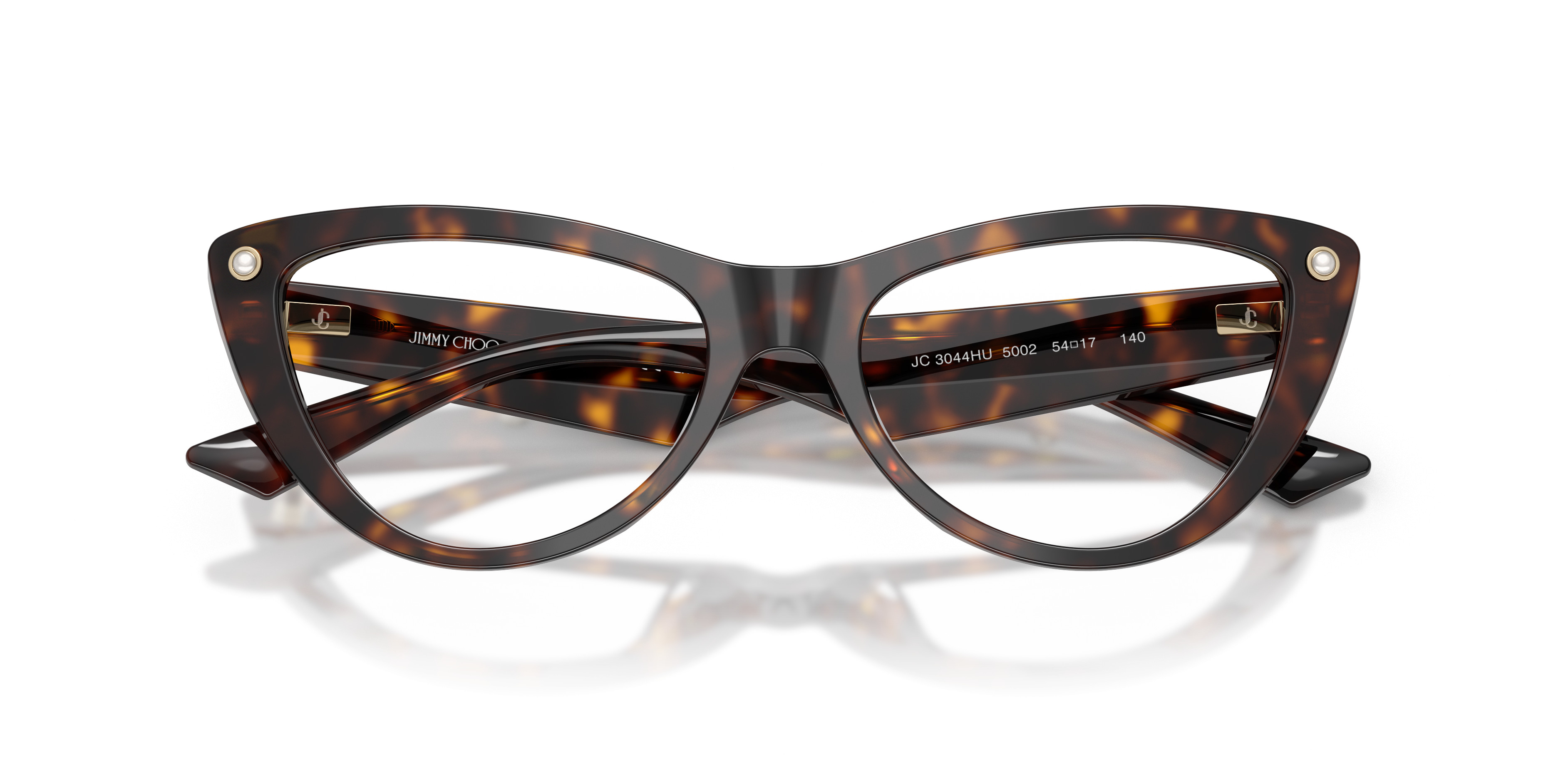 Jimmy Choo Tortoise Shell Cat Eye Optical Reading Glasses Jimmy Choo JC3008 Tortoise Prescription Eyeglasses main image 3