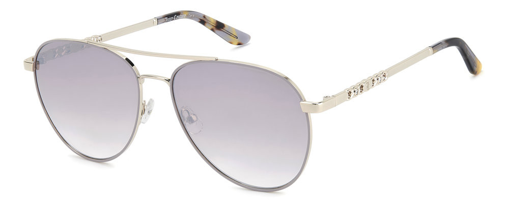 Juicy Couture White Frame Sunglasses with Dark Lenses Juicy couture sunglasses BE SILLY/S col. White Black 1L9  main image 3