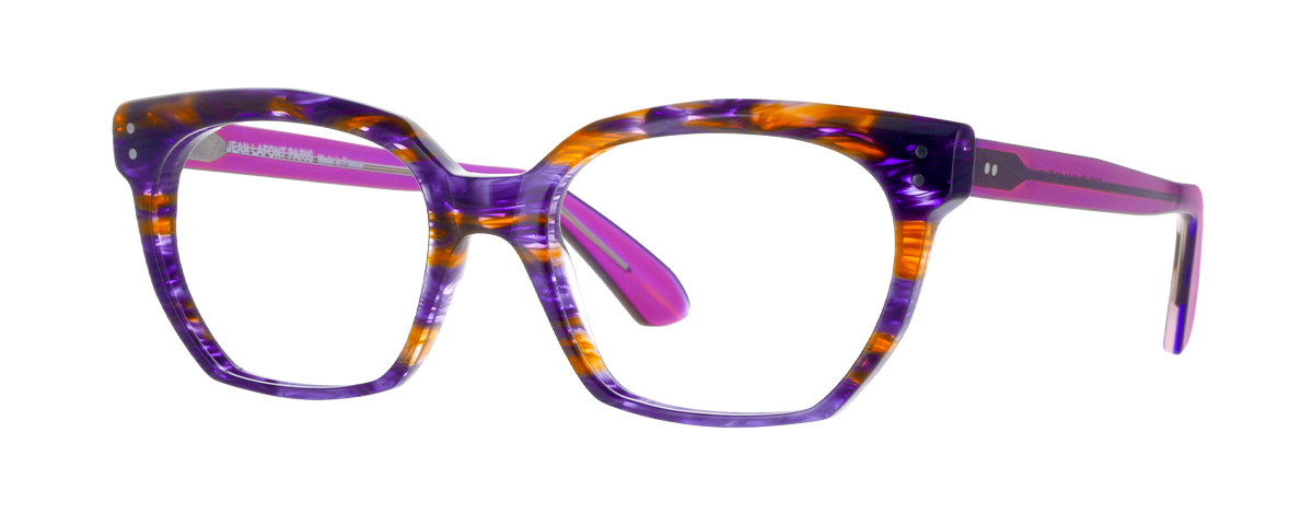 Jean Lafont Sunglasses JEWEL 259 Blue Purple Crystal Frames with Green Lenses LAFONT SUNWEAR | SUNGLASSES main image 4