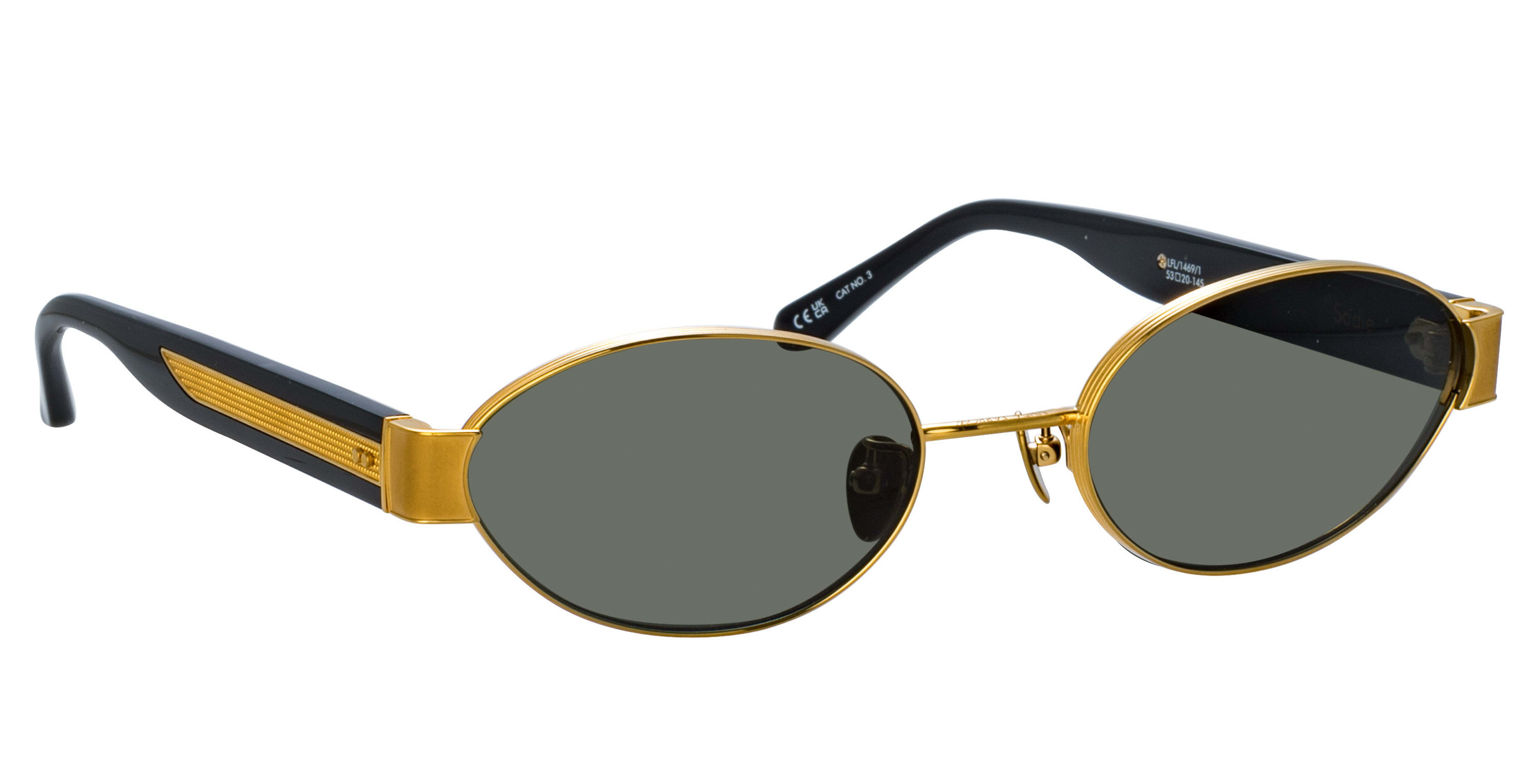 Pool Side Pedigree Gold Star-Embellished Luxury Sunglasses Dallas Stars Sunglasses | Knockaround.com main image 4