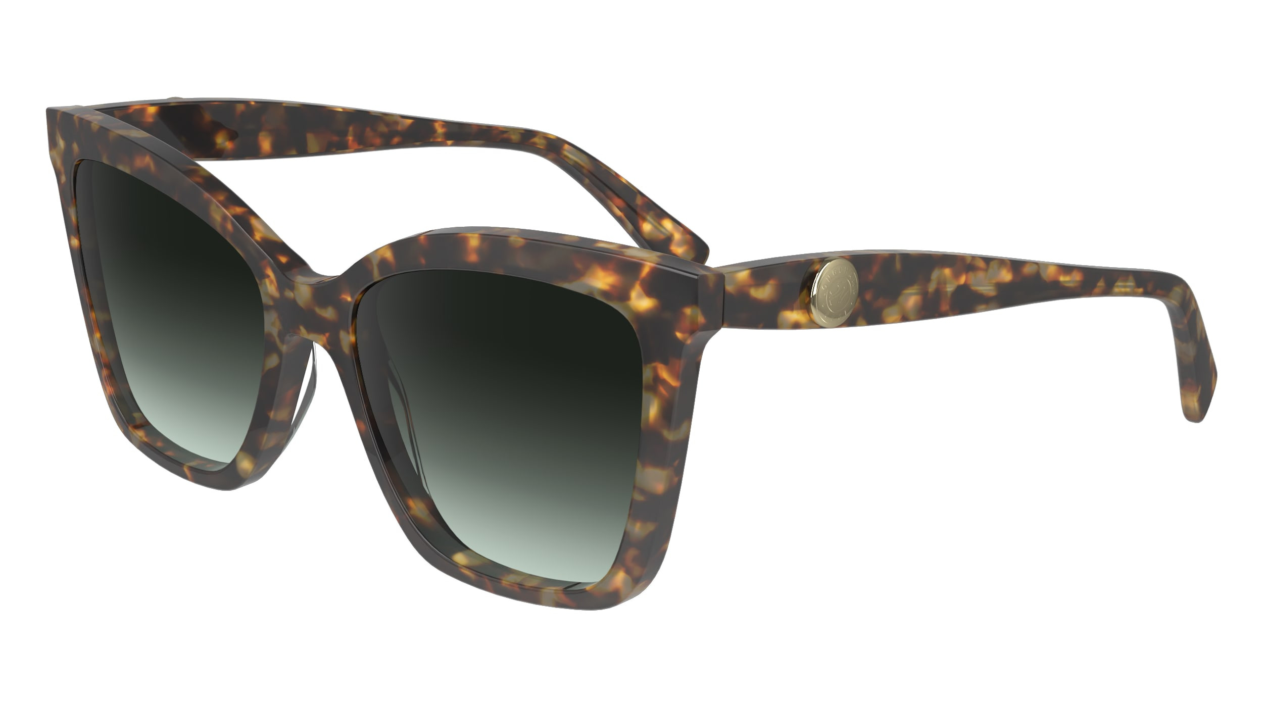 Longchamp Women\'s Brown Tortoiseshell Cat Eye Sunglasses New Longchamp Women main image 3