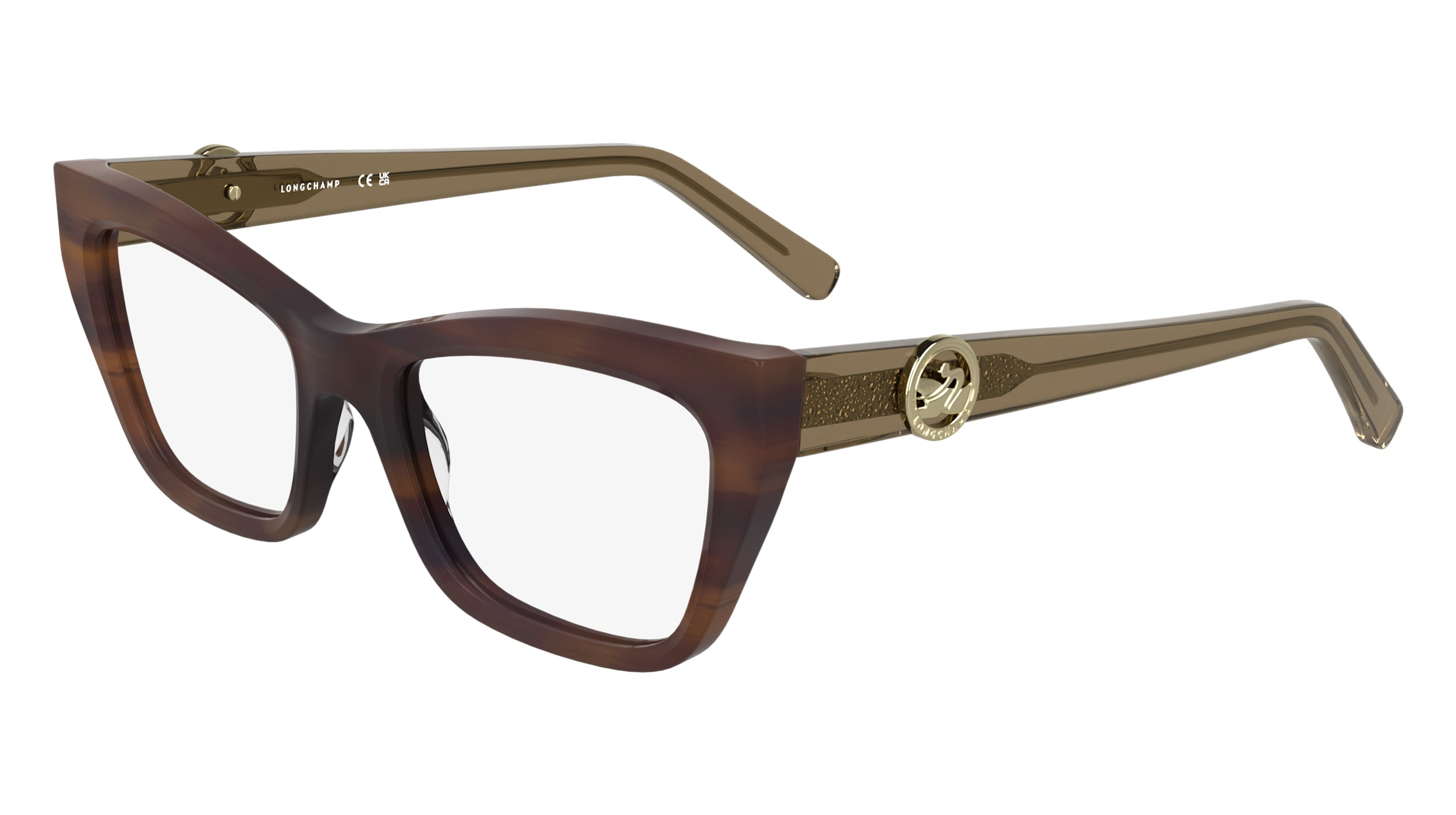 Longchamp Brown Eyeglasses - Frames Only LO2170 Eyeglasses - Longchamp Authorized Retailer  main image 4