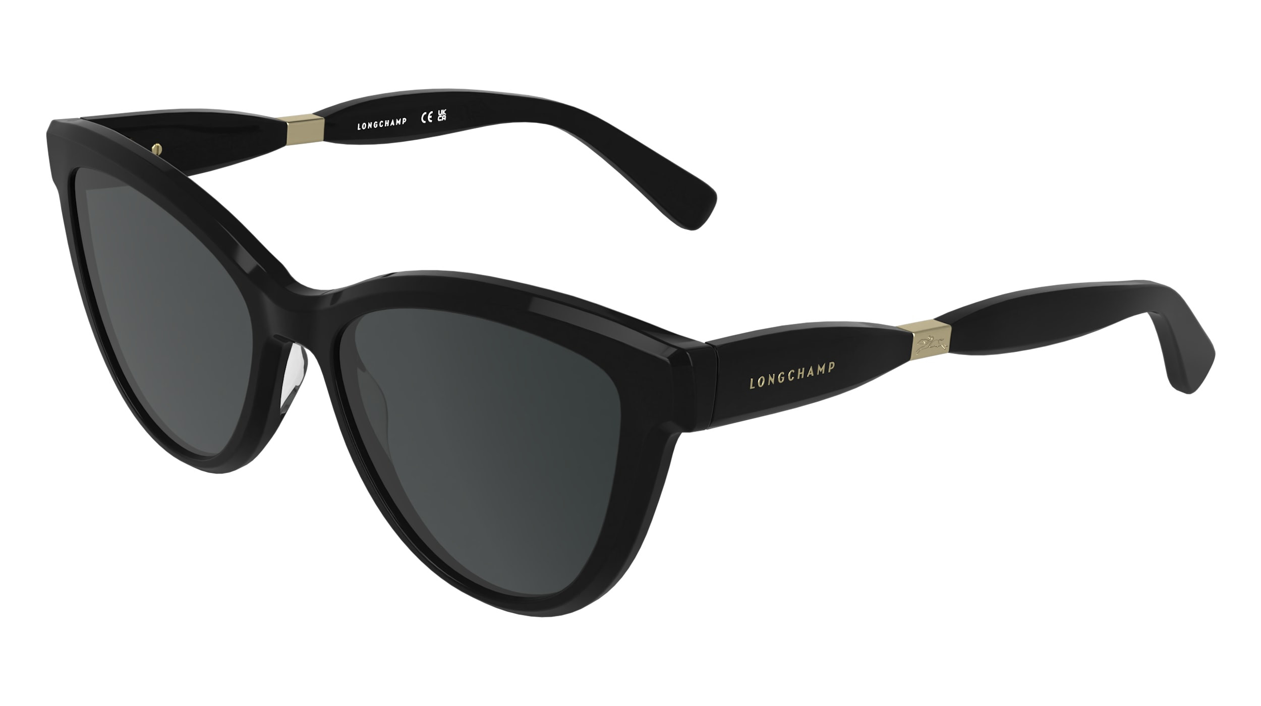 Longchamp Sunglasses ? Sunglasses Black - Plant Based Resin | Longchamp US main image 3