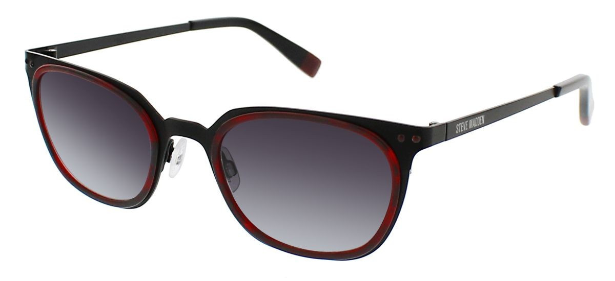 Steve Madden Black Frame Sunglasses with Dark Gradient Lenses Buy X17608-Black Sunglasses Online in UAE | Steve Madden  main image 2