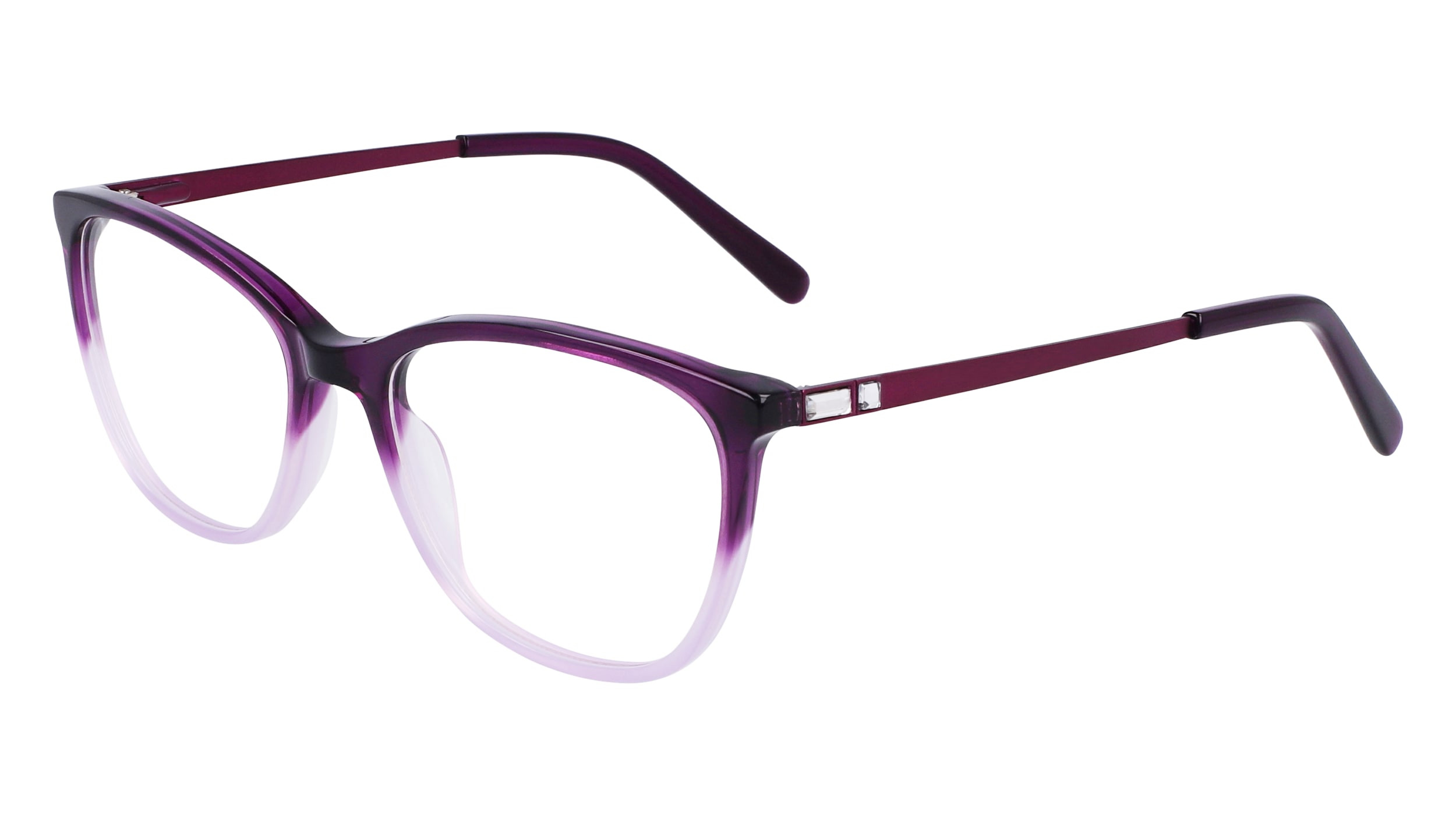 New Marchon Airlock Purple SHATTERED 201 505 Eyeglasses 50mm with Case & Cloth Roko Voko Round Glasses | eyebobs main image 3