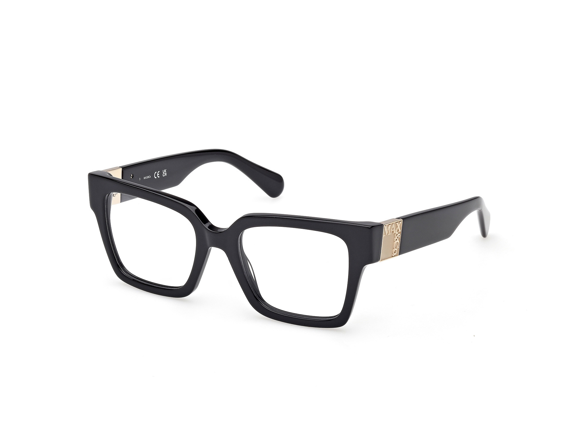 Max & Co Black Acetate Glasses Women\'s (Frames) Kits.com -- Max & Co MO5176 main image 4