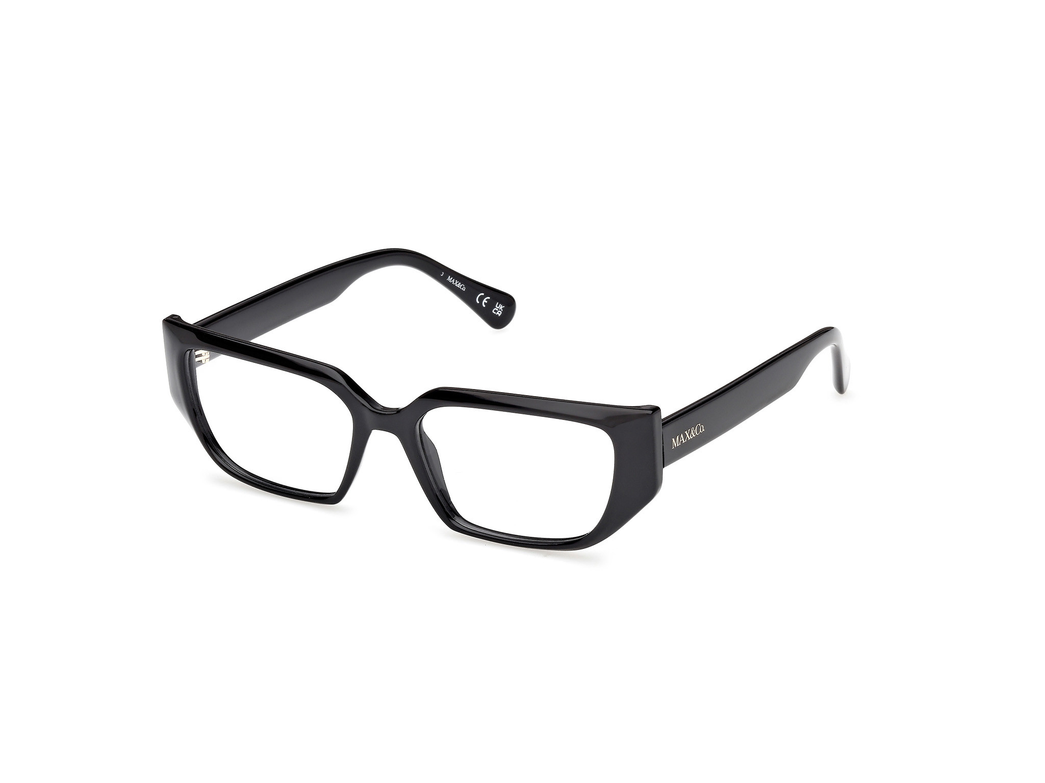 Max & Co Black Acetate Glasses Women\'s (Frames) Kits.com -- Max & Co MO5176 main image 2