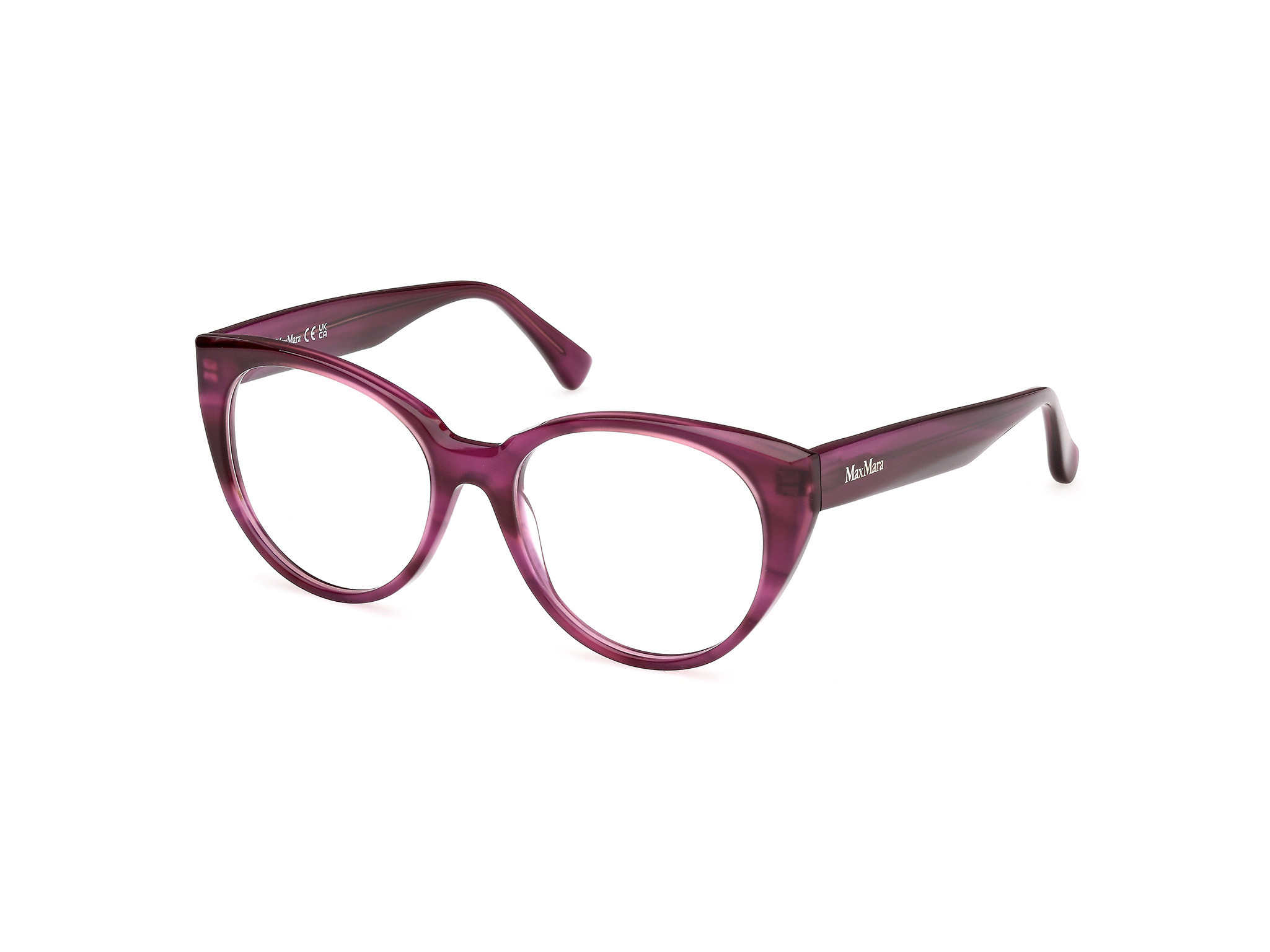 Max Mara Pink Acetate Glasses Women\'s (Frames) Max Mara Eyeglasses Frame MM1039-00B Men main image 3